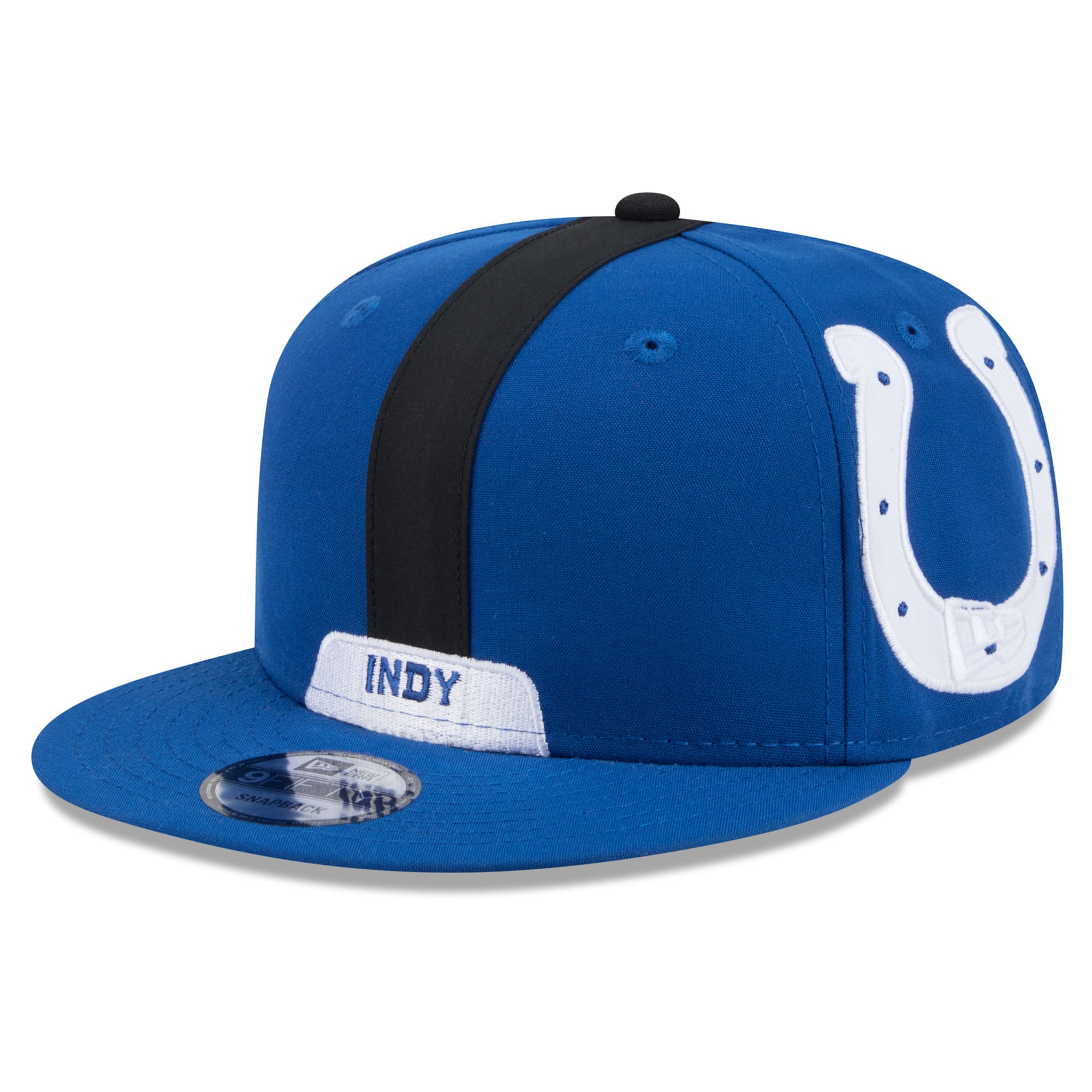 Men's New Era Royal Indianapolis Colts 2026 Rivalries Collection Fan Pack Helmet 9FIFTY Snapback Hat