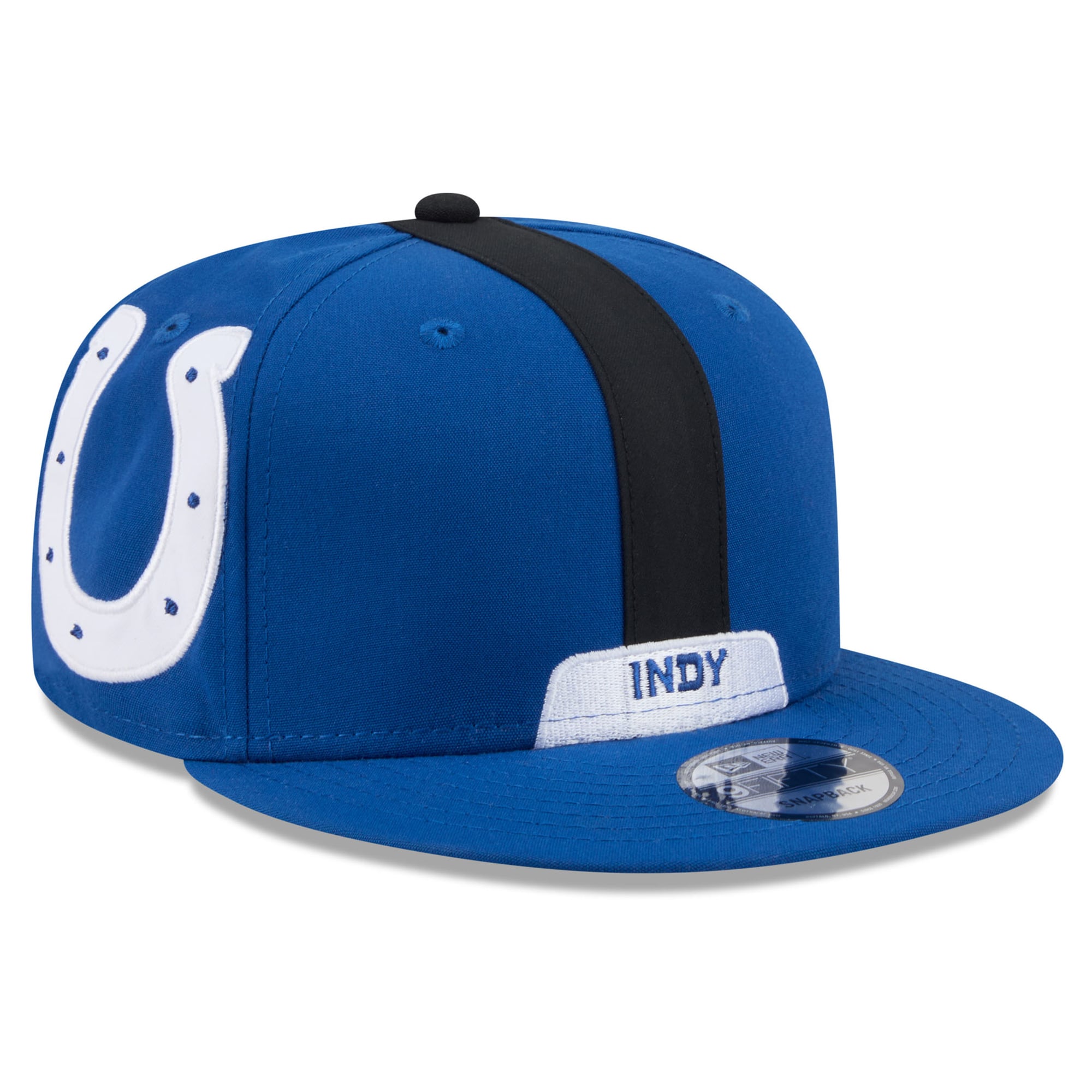 Men's New Era Royal Indianapolis Colts 2026 Rivalries Collection Fan Pack Helmet 9FIFTY Snapback Hat