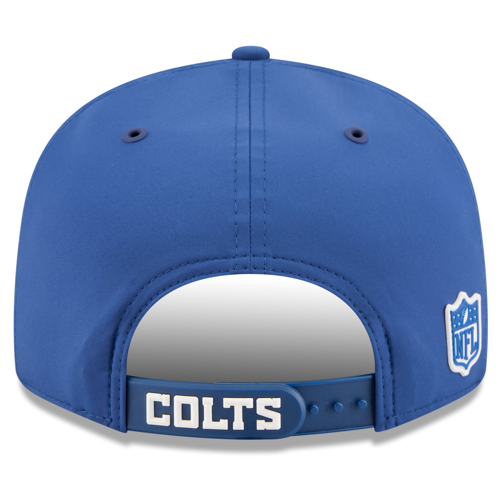 Casquette snapback New Era Royal Indianapolis Colts 2026 Sideline 9FIFTY pour homme