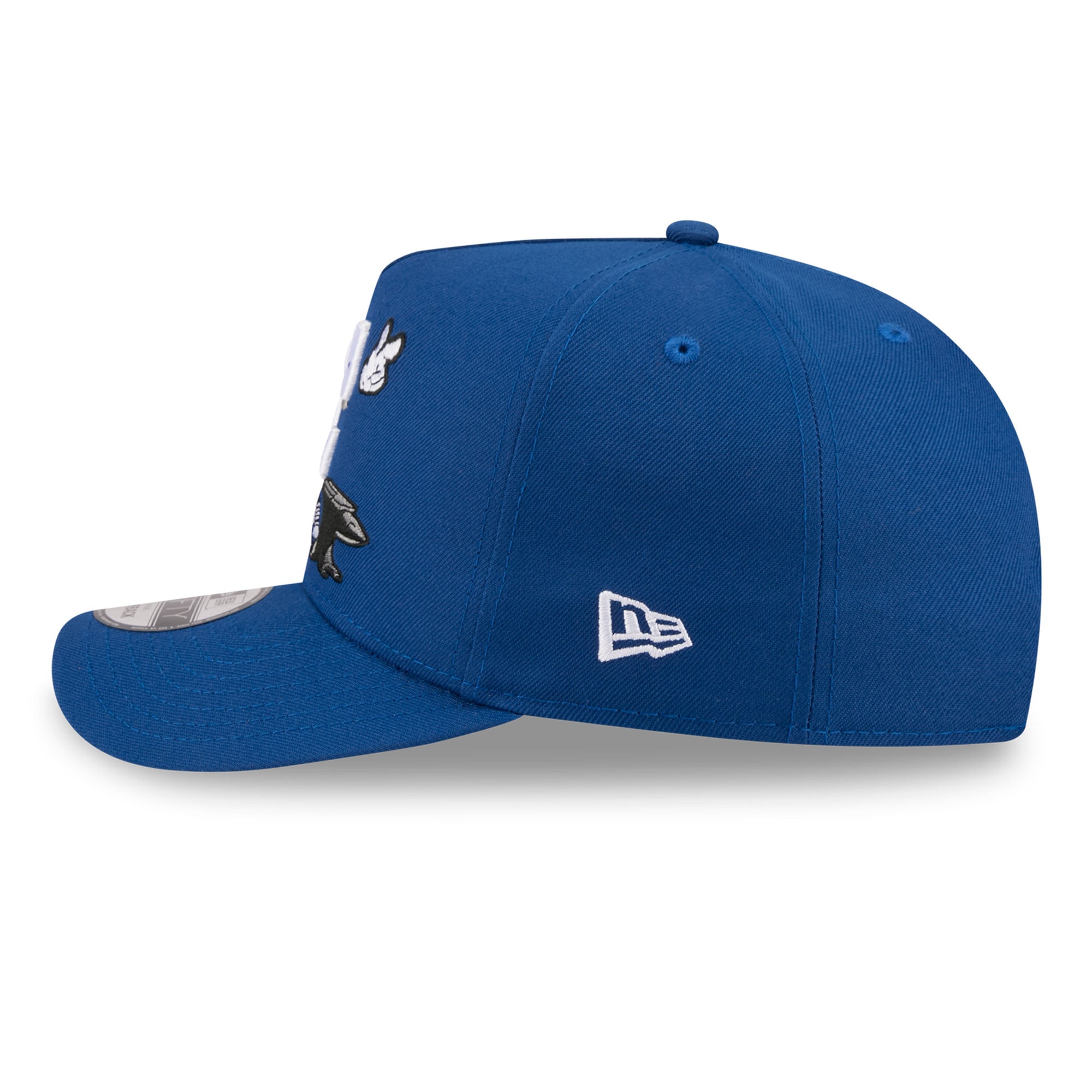 Casquette snapback New Era Royal Indianapolis Colts Cartoon A-Frame 9FIFTY pour homme