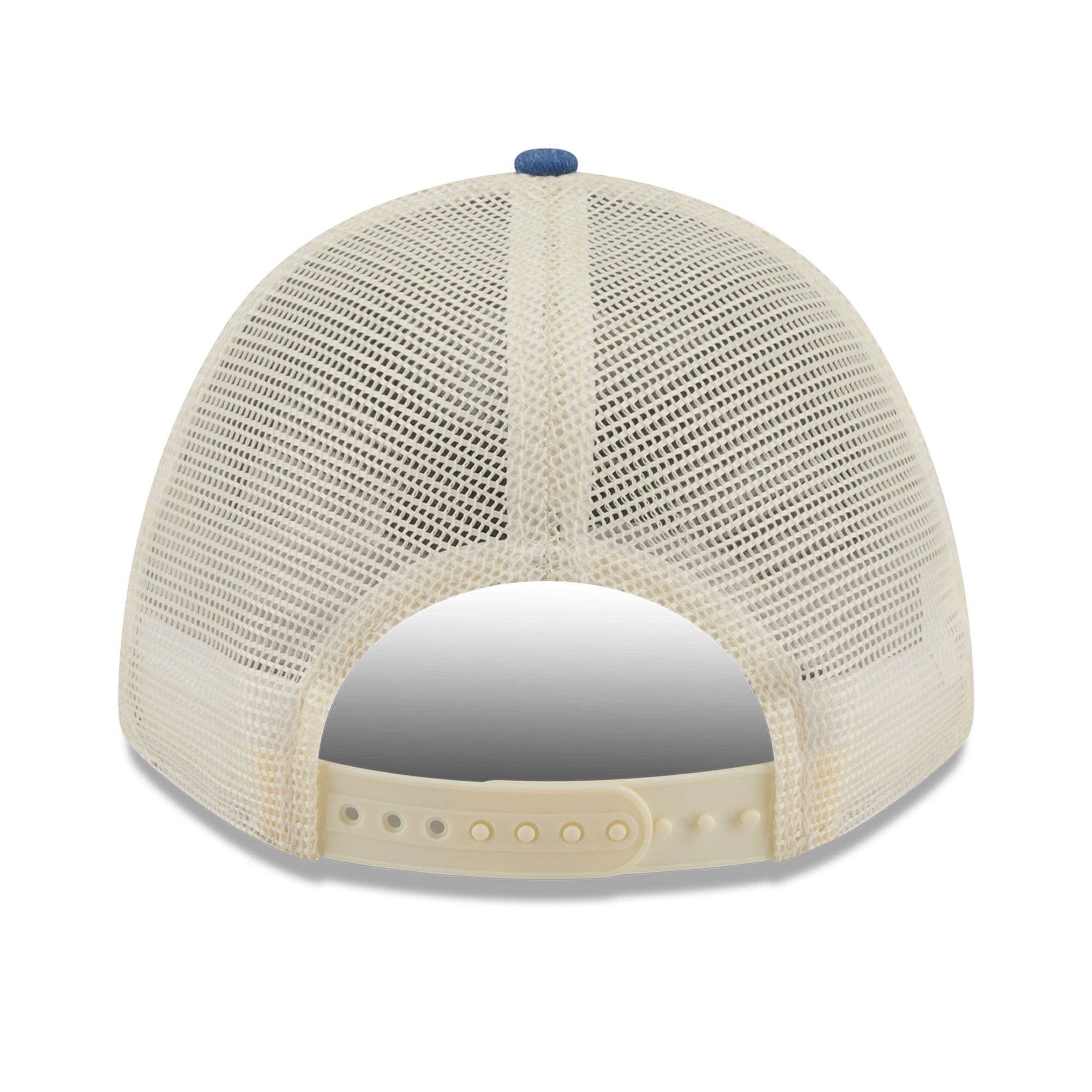 Casquette trucker ajustable New Era Royal Indianapolis Colts Fan 9FORTY A-Frame pour homme