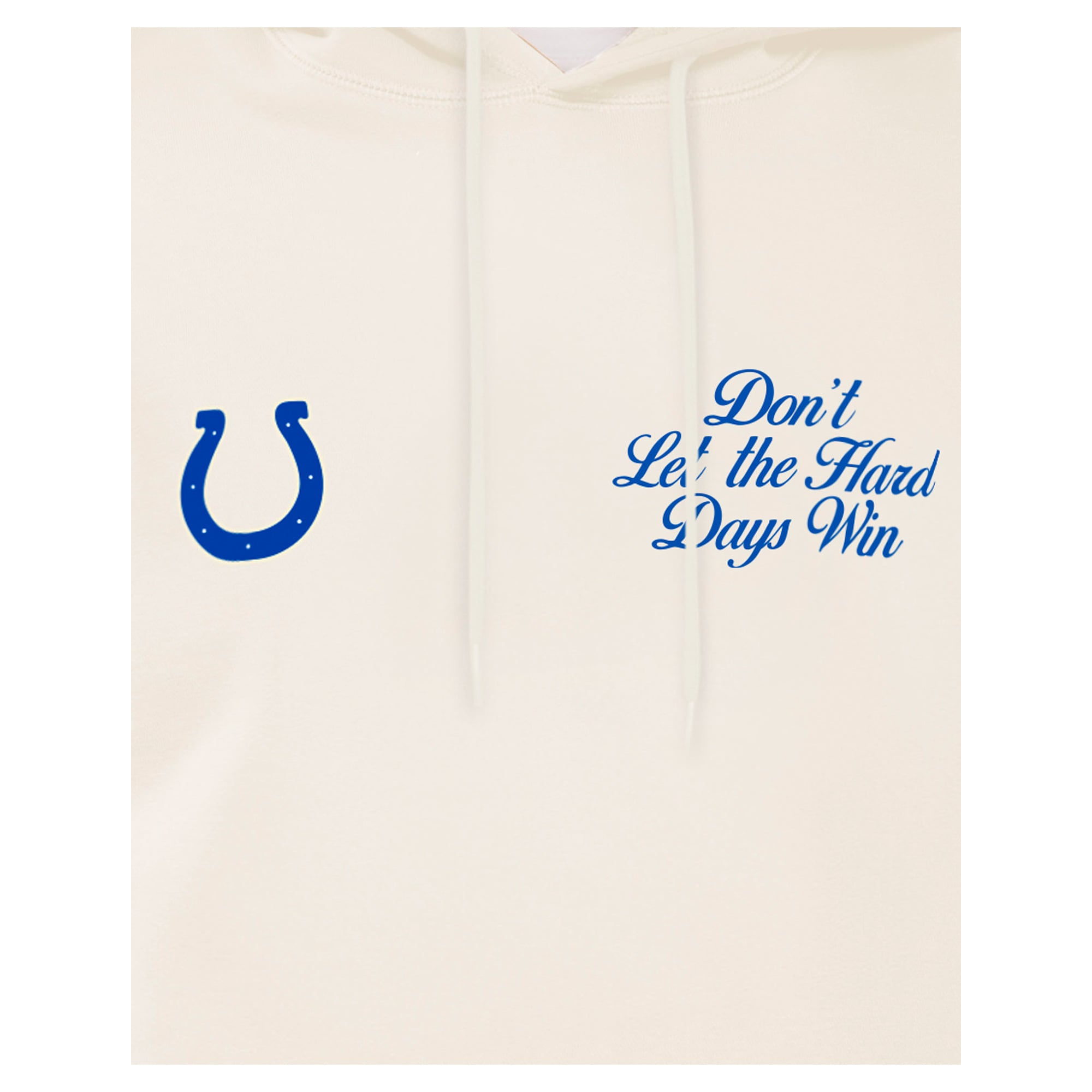 Men's New Era White Indianapolis Colts Kicking The Stigma Hoodie