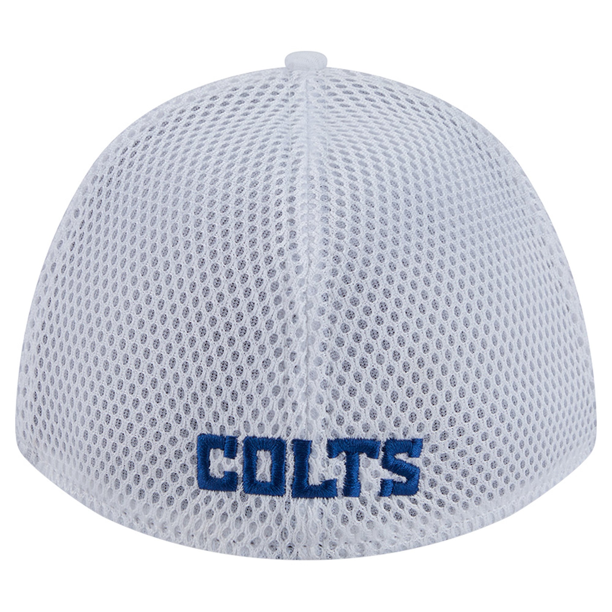 Casquette New Era blanche/bleu roi Indianapolis Colts Dash 39THIRTY M-Crown Flex pour homme