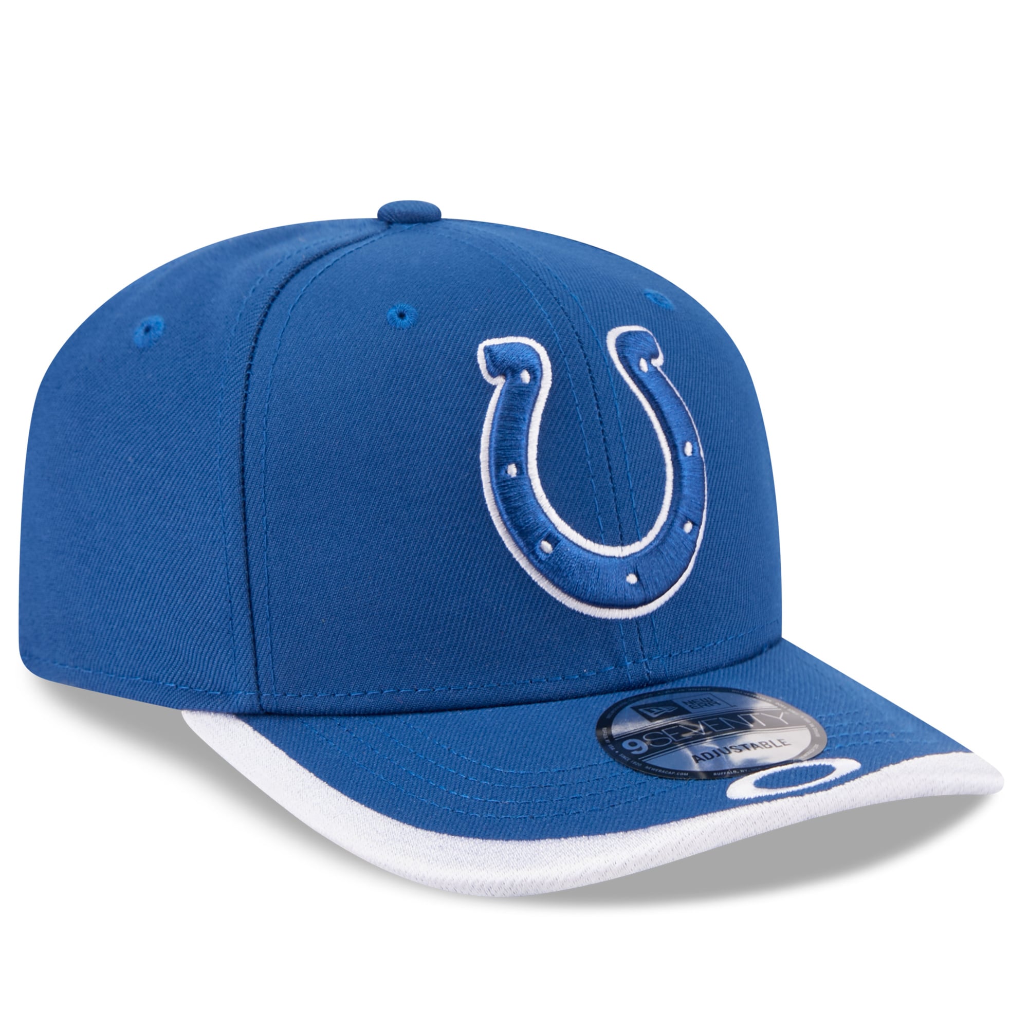 Men's New Era x Oakley Royal Indianapolis Colts 9SEVENTY Adjustable Hat