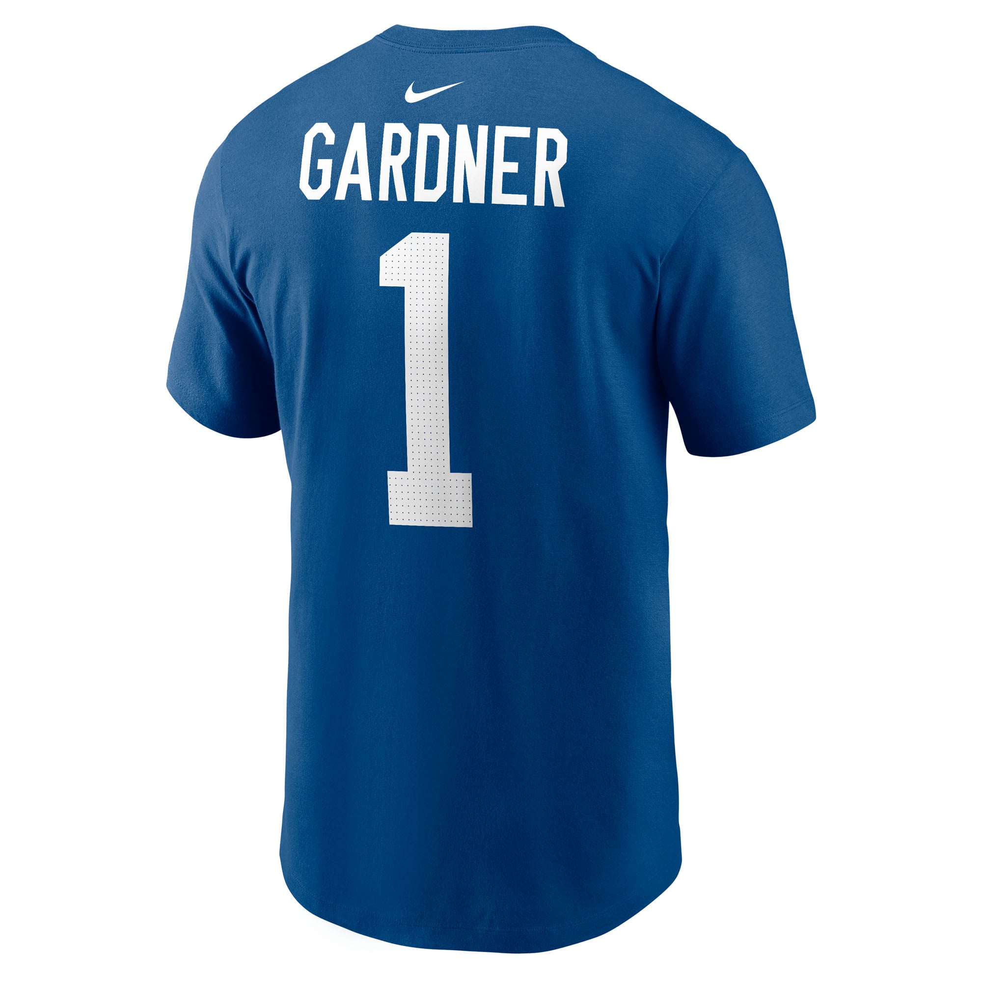 Men's Nike Ahmad Sauce Gardner Royal Indianapolis Colts Name & Number T-Shirt