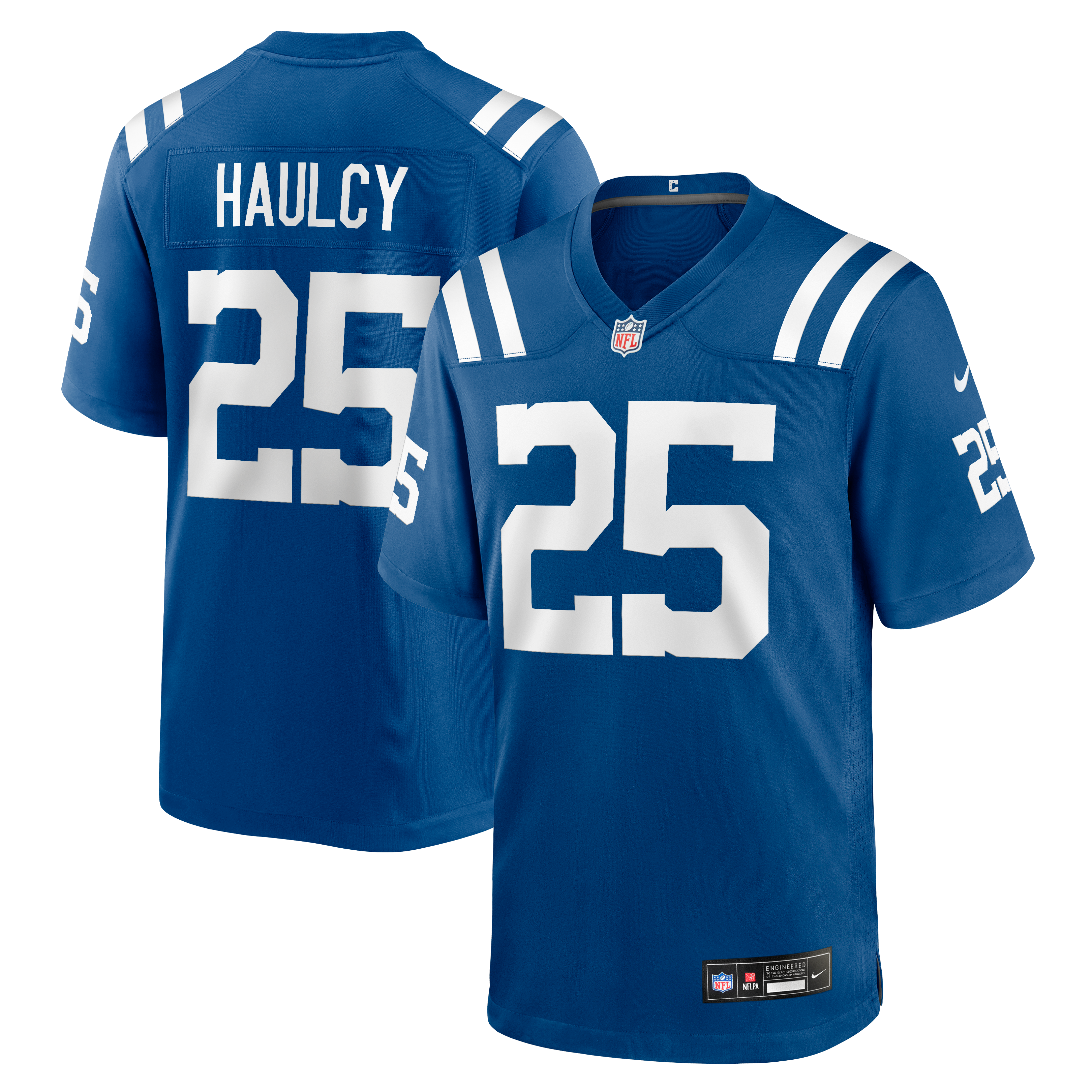 Maillot de match Nike A.J. Haulcy Royal Indianapolis Colts pour homme