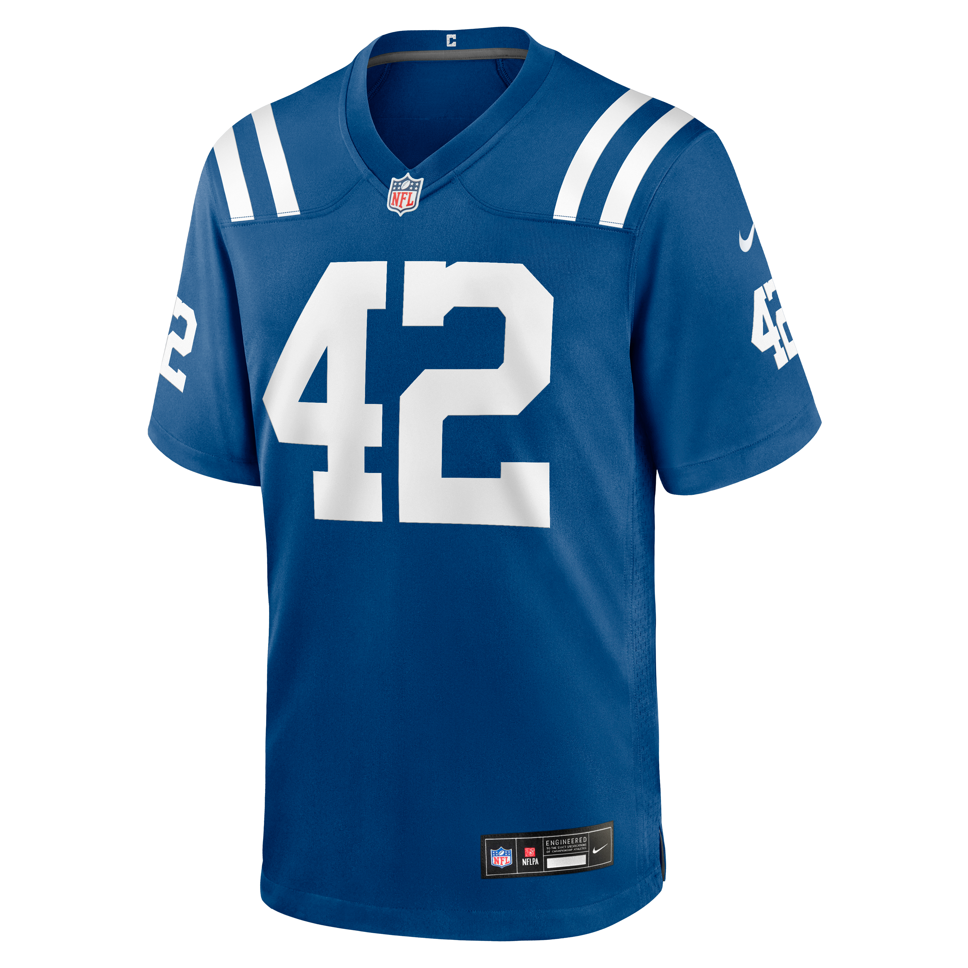 Maillot de match Nike Anderson Castle Royal Indianapolis Colts pour homme
