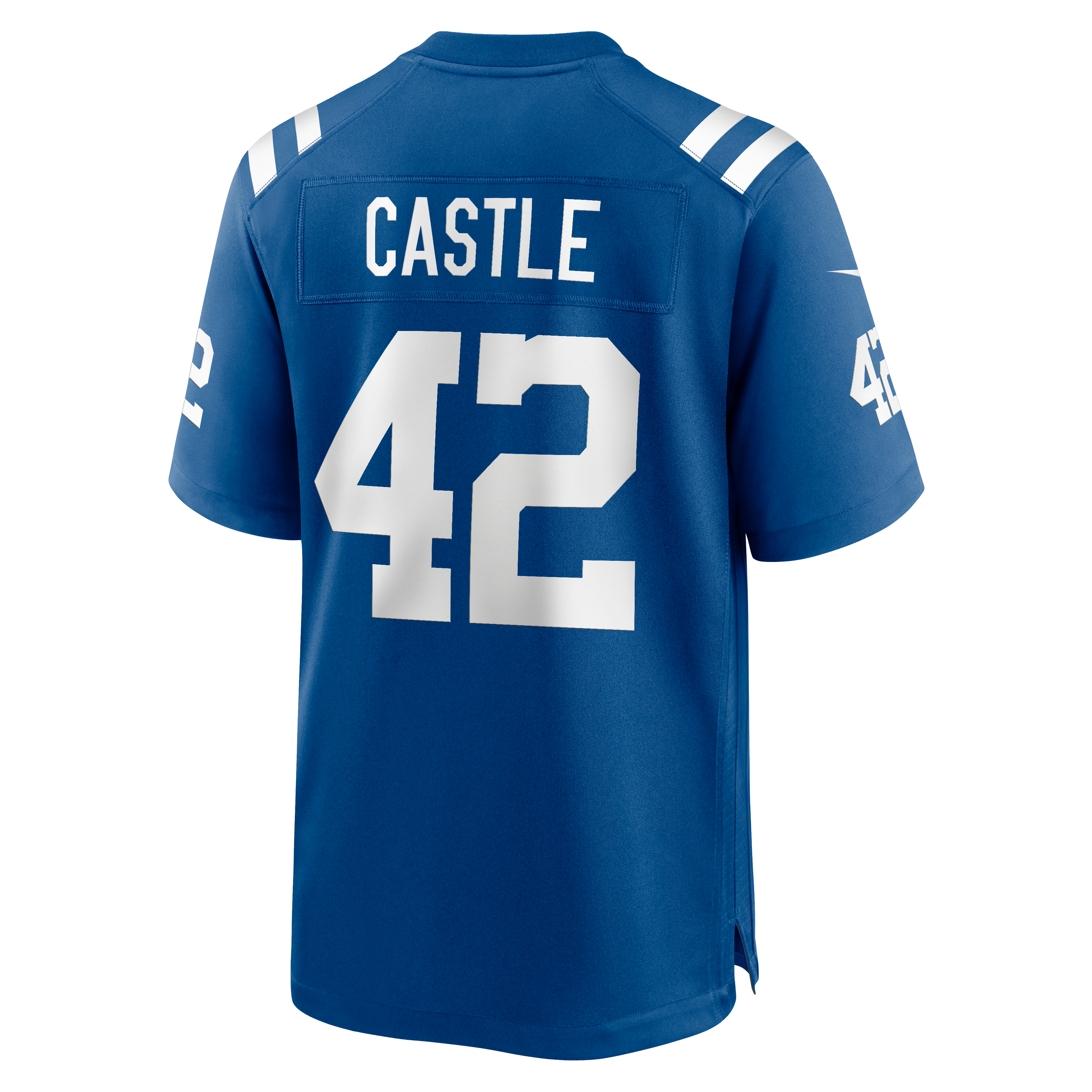 Maillot de match Nike Anderson Castle Royal Indianapolis Colts pour homme