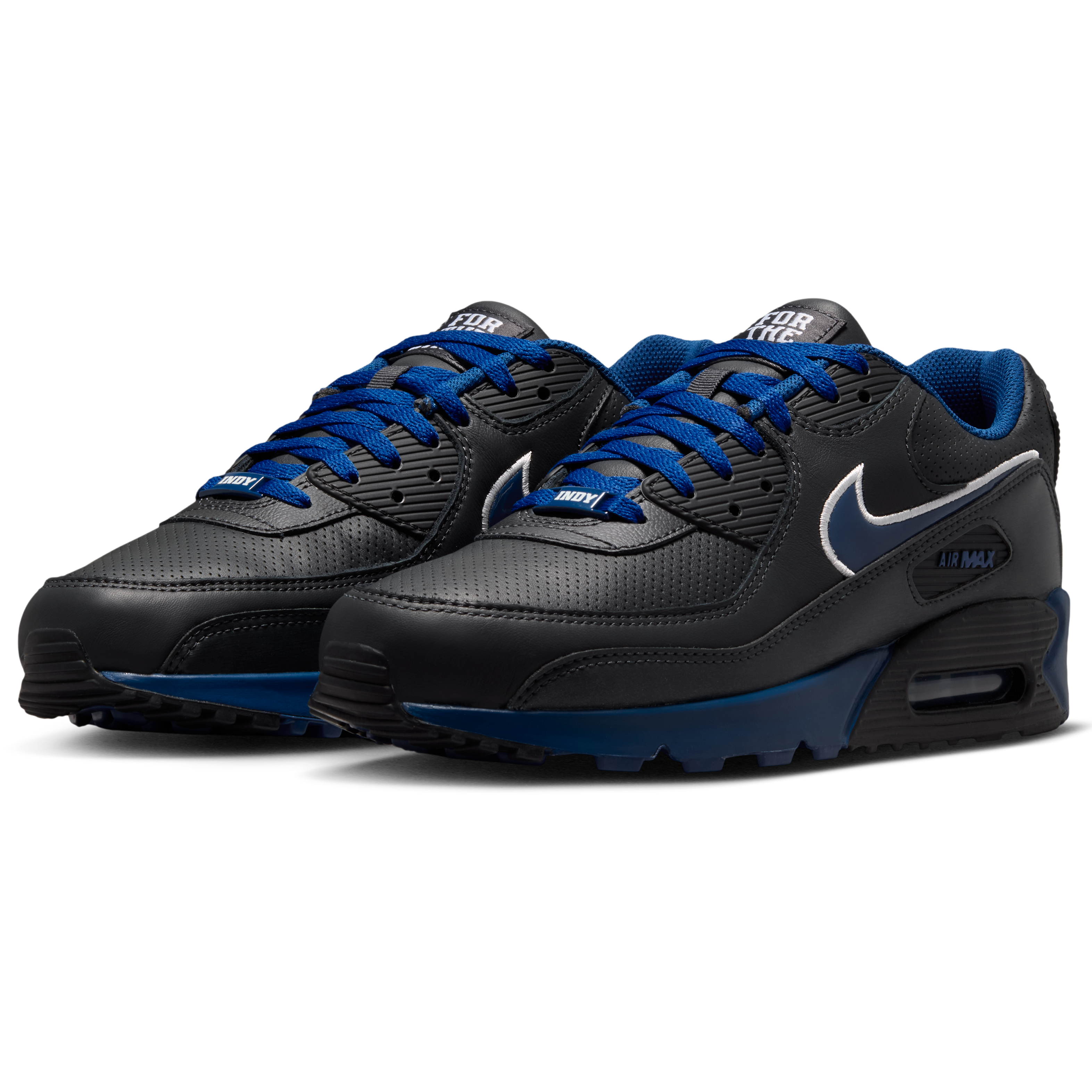 Chaussures Nike Air Max 90 pour homme, coloris anthracite, collection Indianapolis Colts 2026 Rivalries