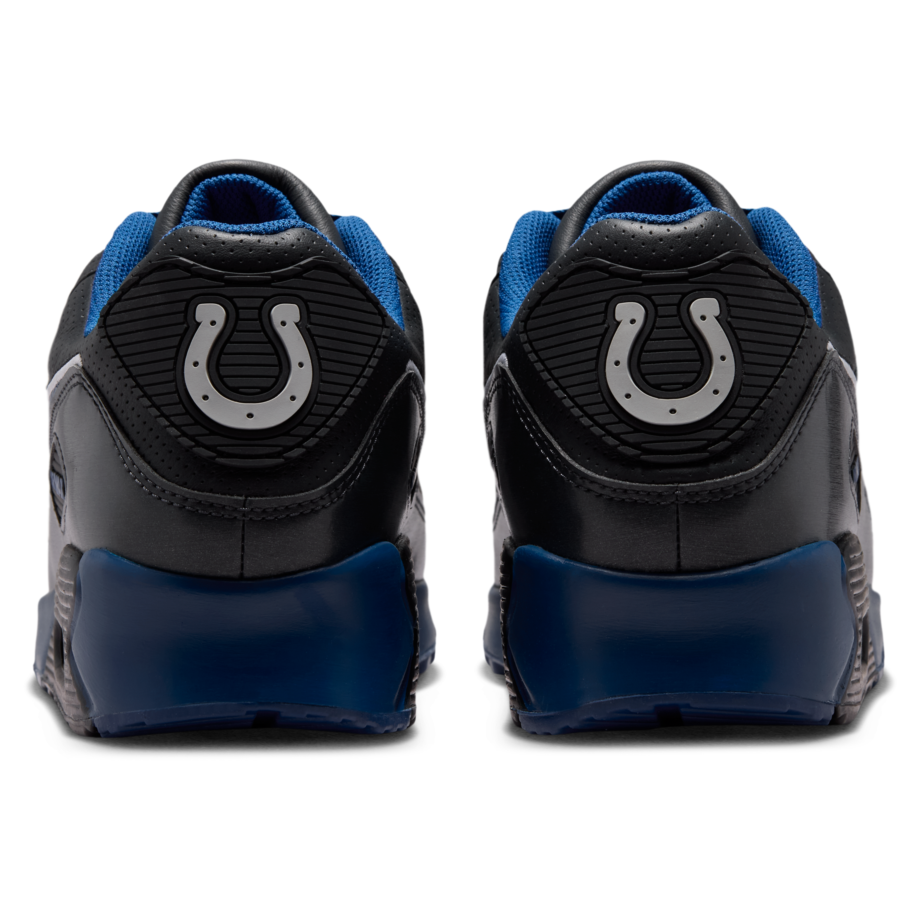 Chaussures Nike Air Max 90 pour homme, coloris anthracite, collection Indianapolis Colts 2026 Rivalries