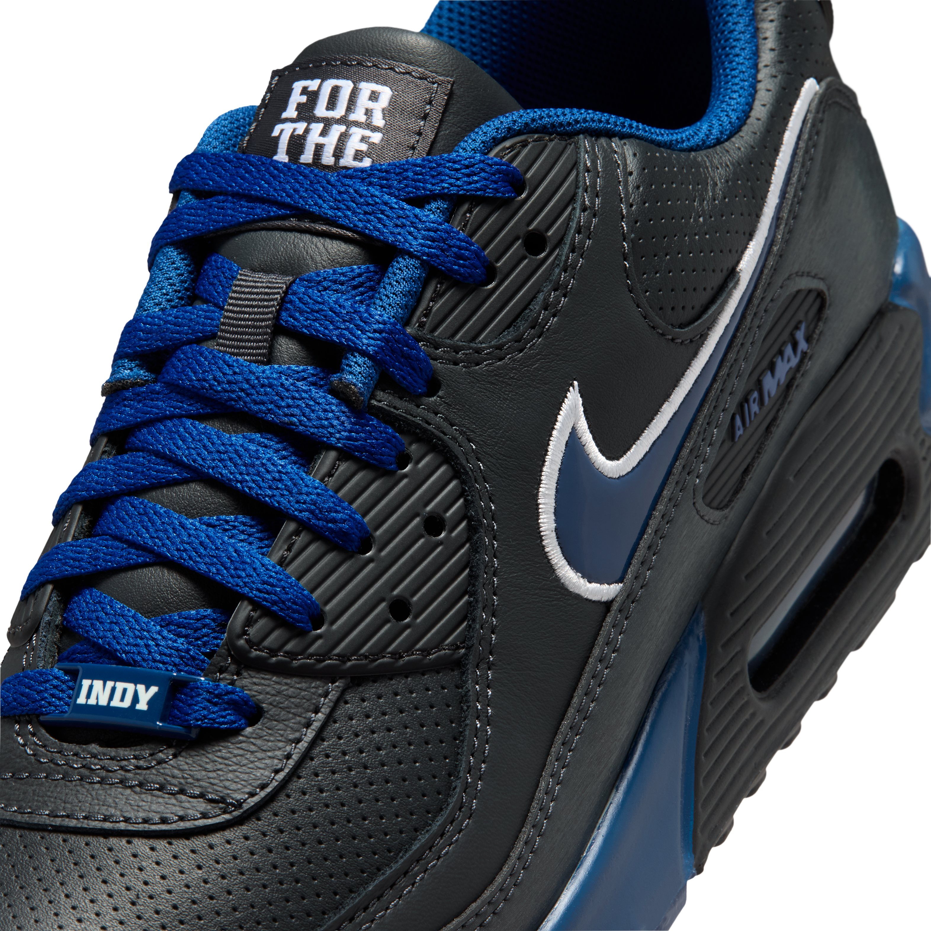 Chaussures Nike Air Max 90 pour homme, coloris anthracite, collection Indianapolis Colts 2026 Rivalries