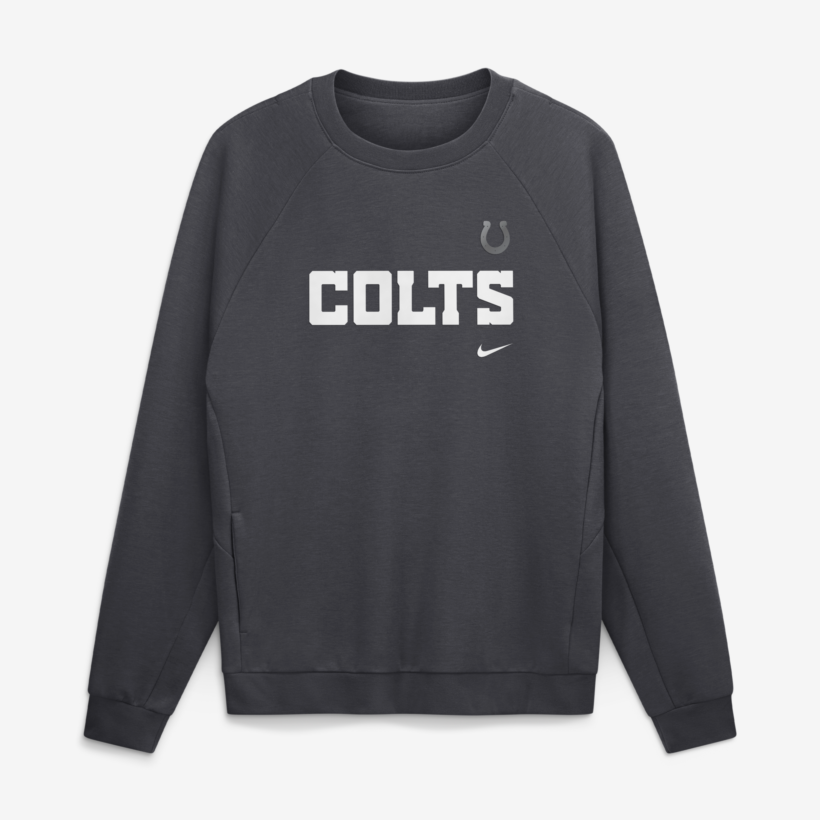Sweat-shirt Nike Dri-FIT pour homme, coloris anthracite, collection Indianapolis Colts 2026 Rivalries