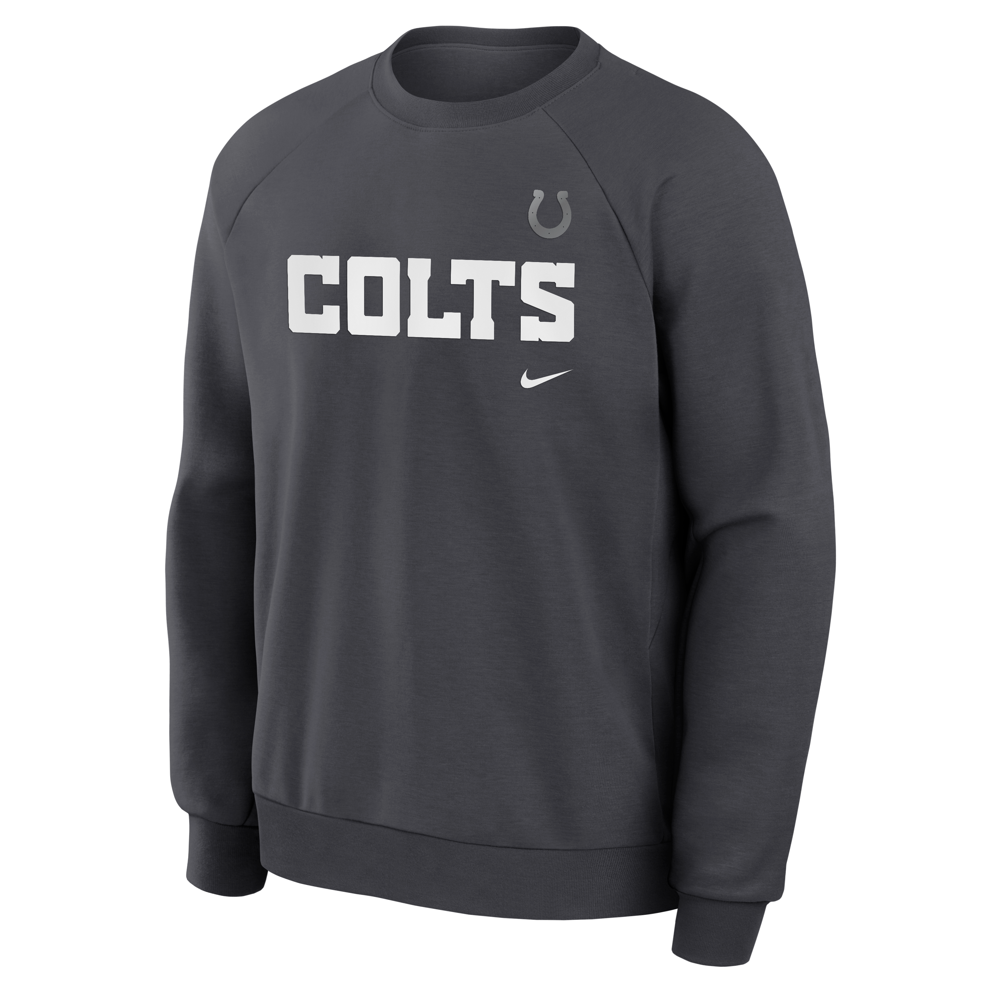 Sweat-shirt Nike Dri-FIT pour homme, coloris anthracite, collection Indianapolis Colts 2026 Rivalries