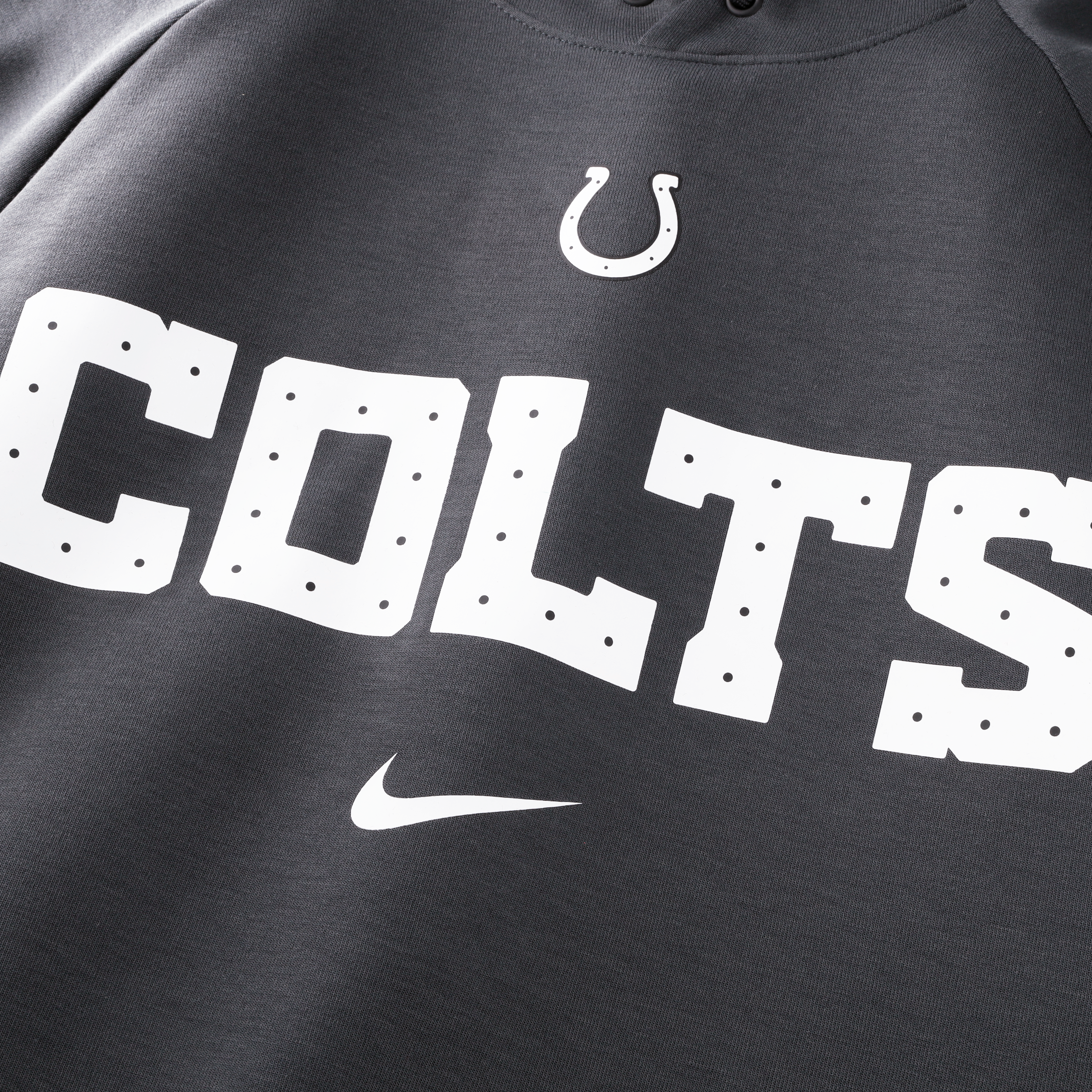 Men's Nike Anthracite Indianapolis Colts 2026 Rivalries Collection Dri-FIT Pullover Hoodie