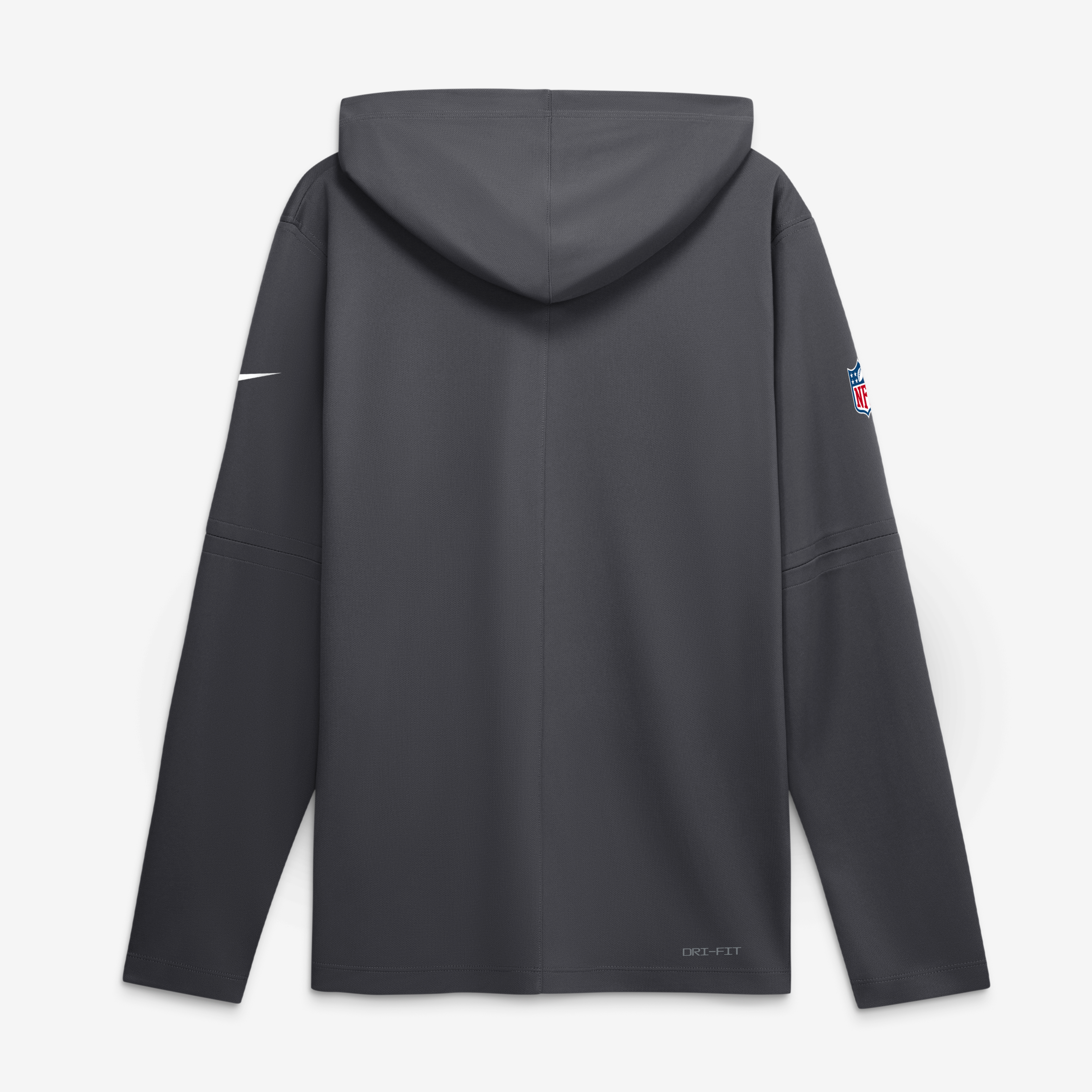 Men's Nike Anthracite Indianapolis Colts 2026 Rivalries Collection Sideline Lightweight Hooded Long Sleeve Top