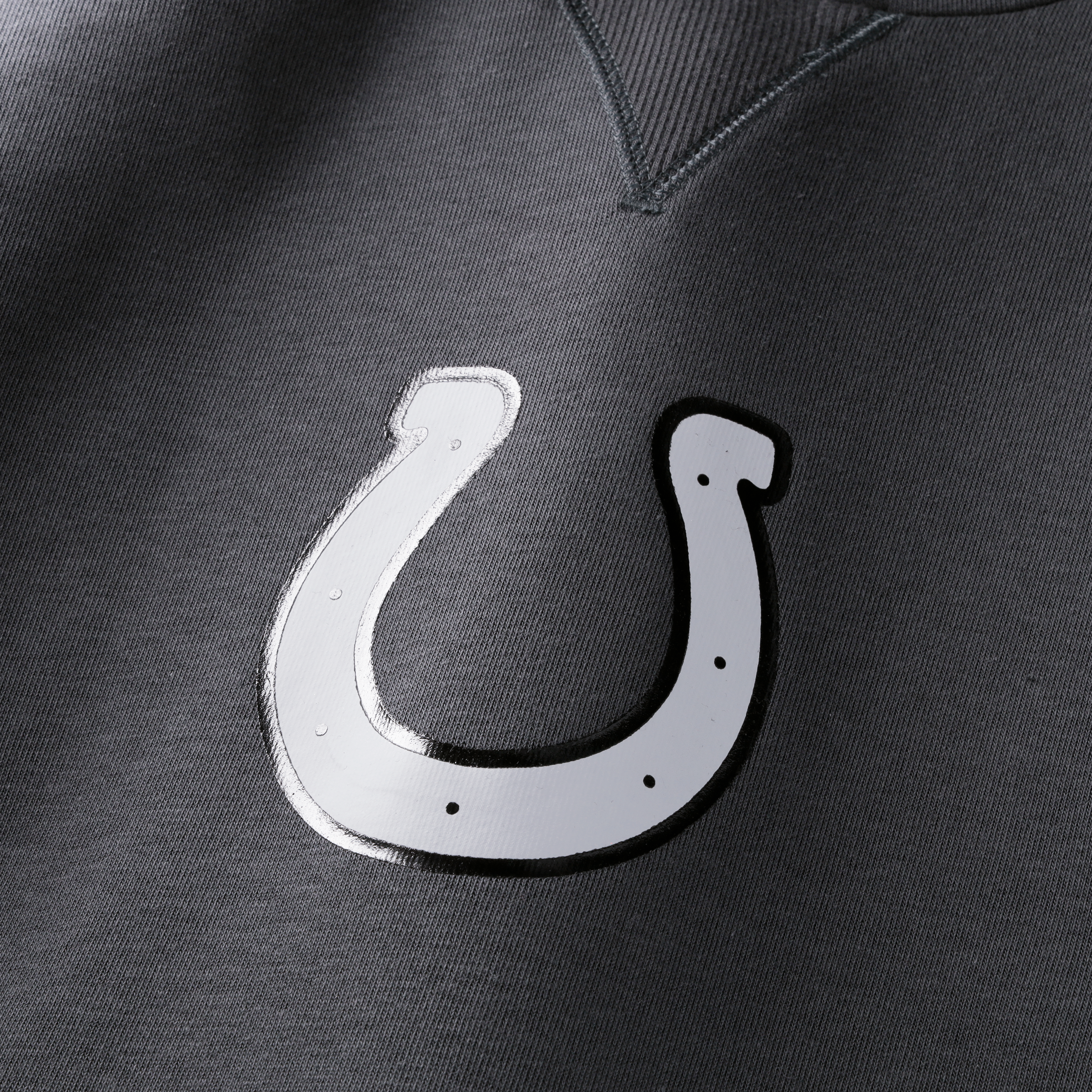 Men's Nike  Anthracite Indianapolis Colts 2026 Rivalries Collection Sideline Sleeveless Fleece Hoodie
