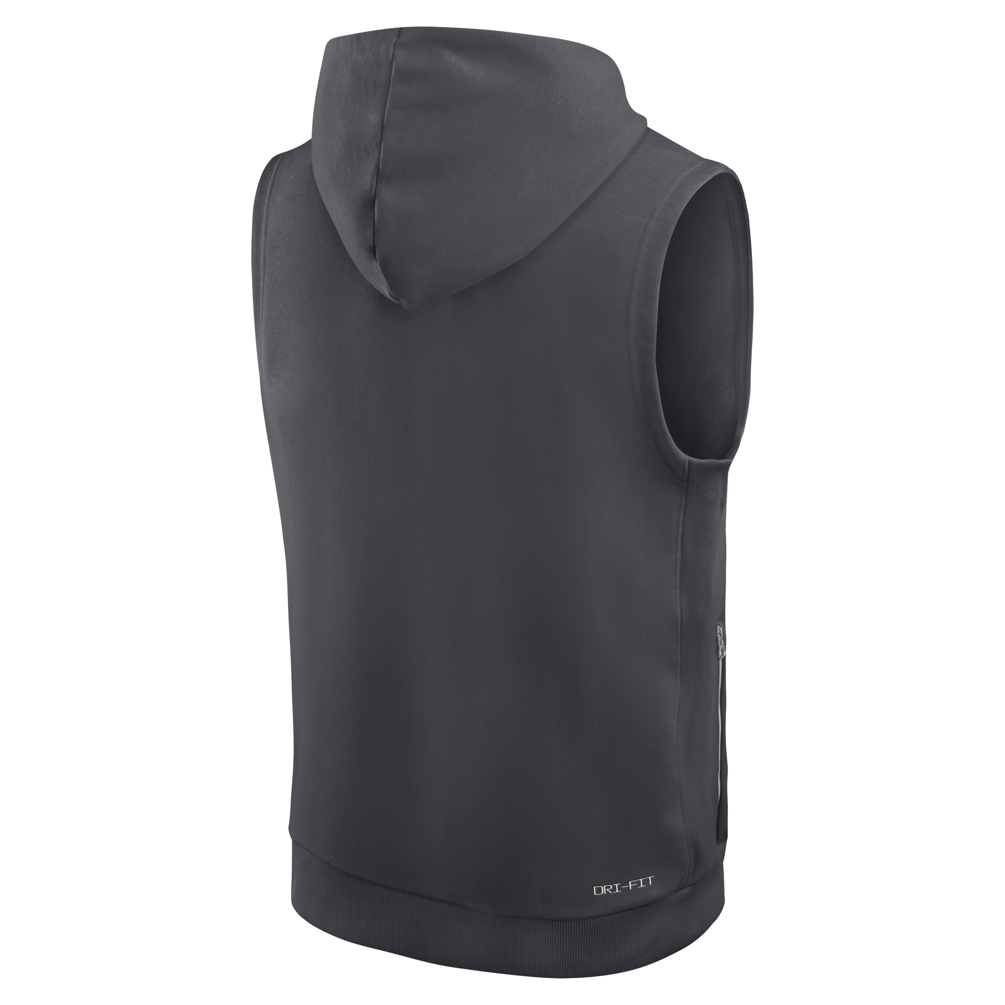 Men's Nike  Anthracite Indianapolis Colts 2026 Rivalries Collection Sideline Sleeveless Fleece Hoodie