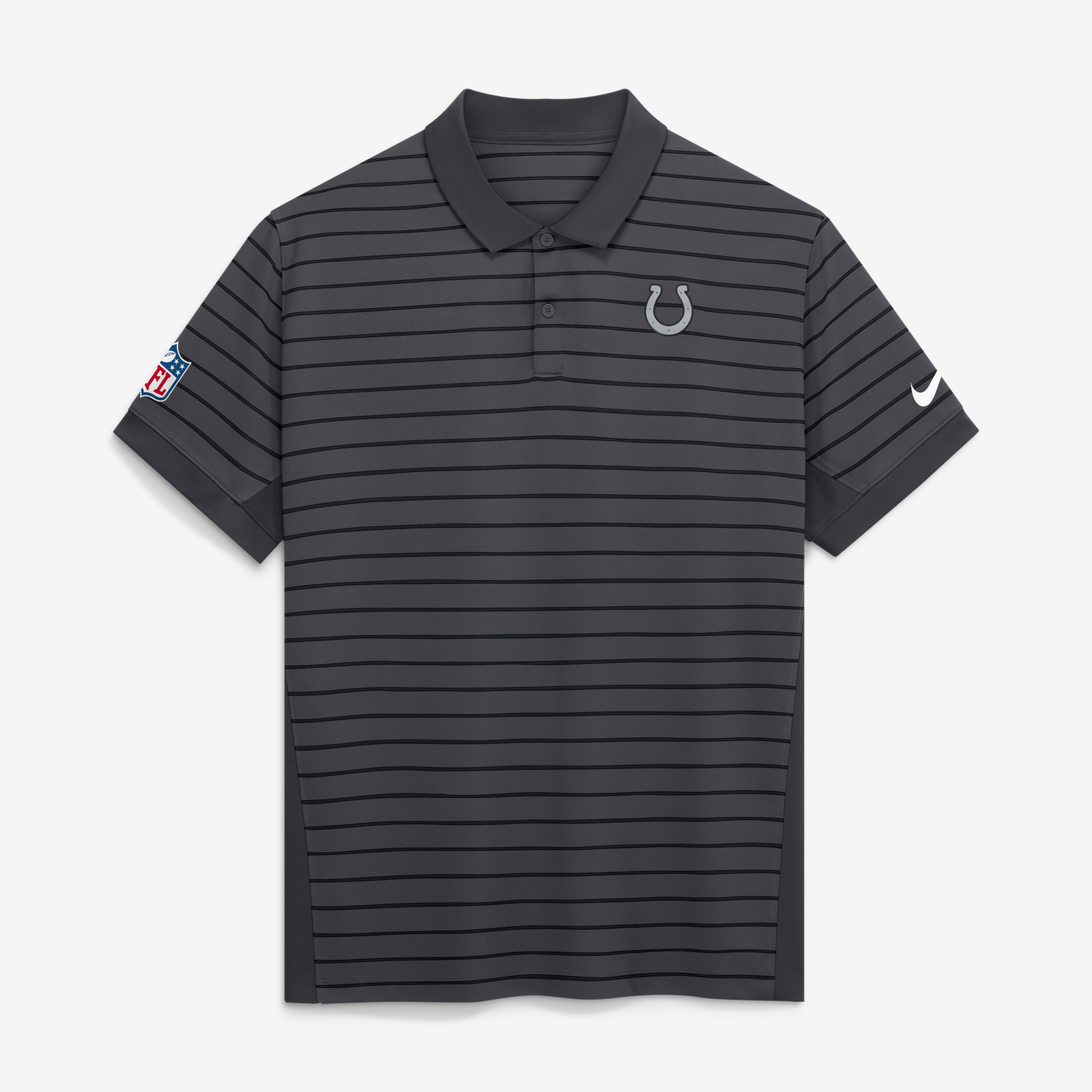 Men's Nike  Anthracite Indianapolis Colts 2026 Rivalries Collection Sideline Victory Polo