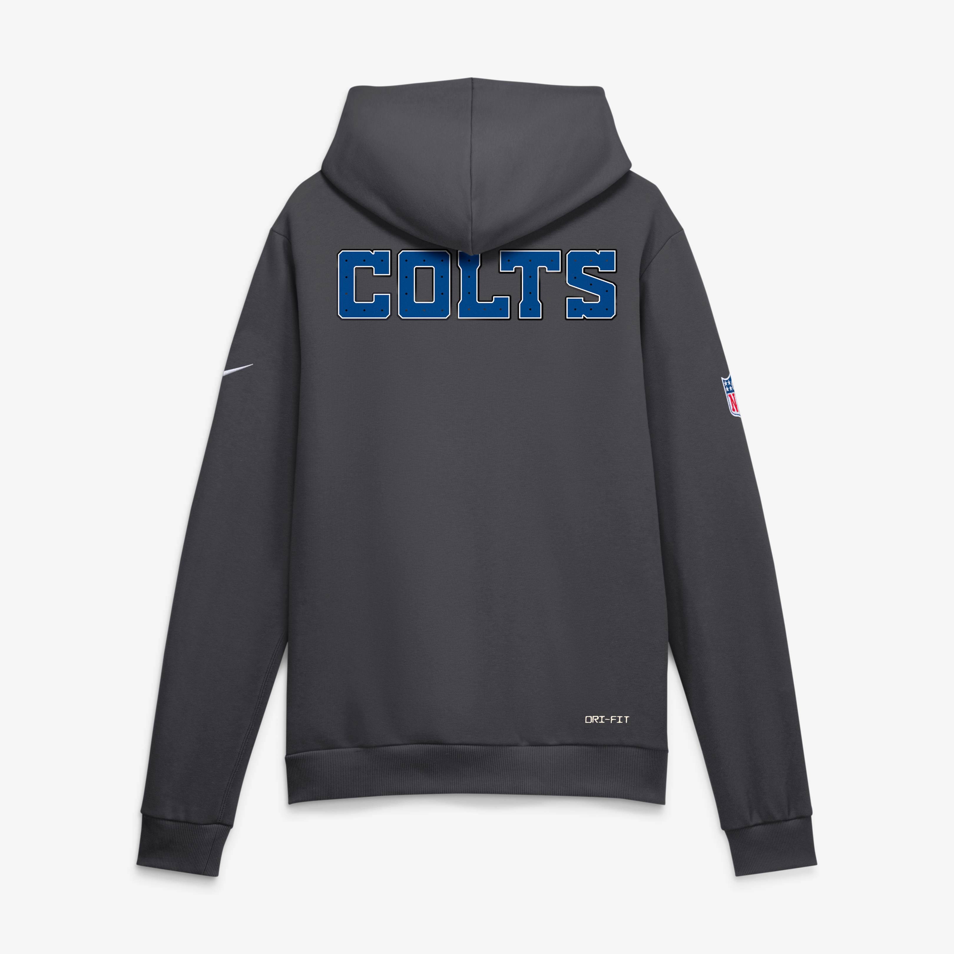 Men's Nike  Anthracite Indianapolis Colts 2026 Rivalries Collection Standard Issue Sideline Pullover Hoodie