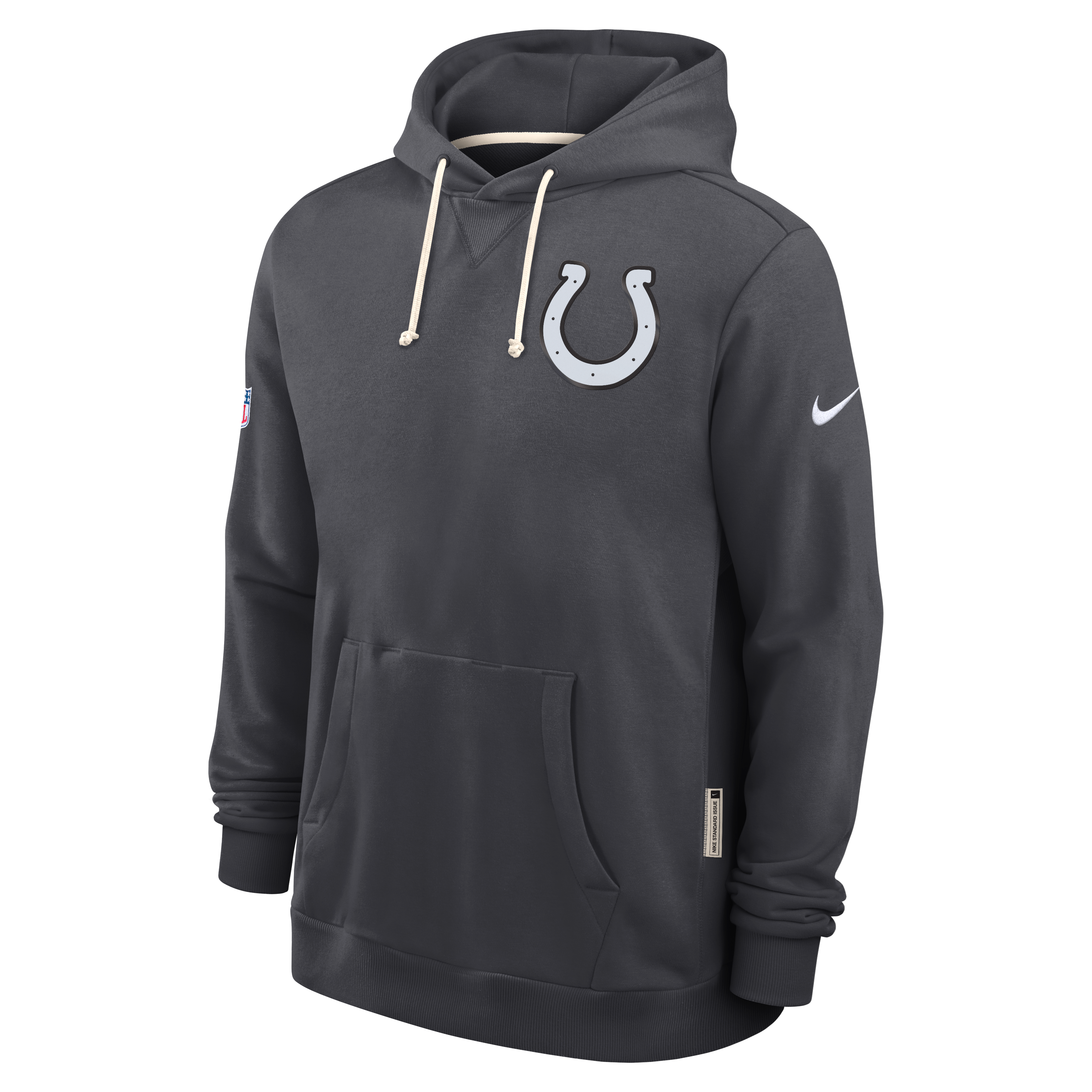 Men's Nike  Anthracite Indianapolis Colts 2026 Rivalries Collection Standard Issue Sideline Pullover Hoodie
