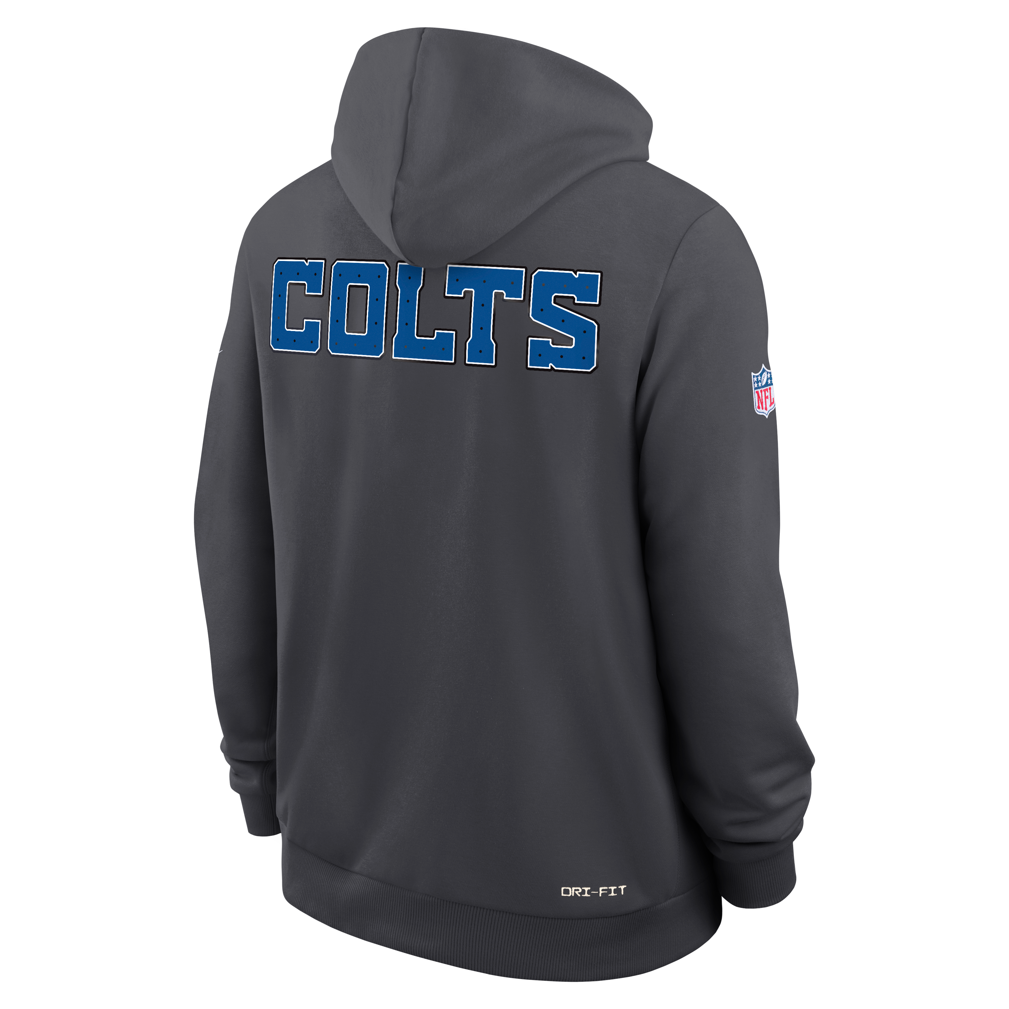Men's Nike  Anthracite Indianapolis Colts 2026 Rivalries Collection Standard Issue Sideline Pullover Hoodie