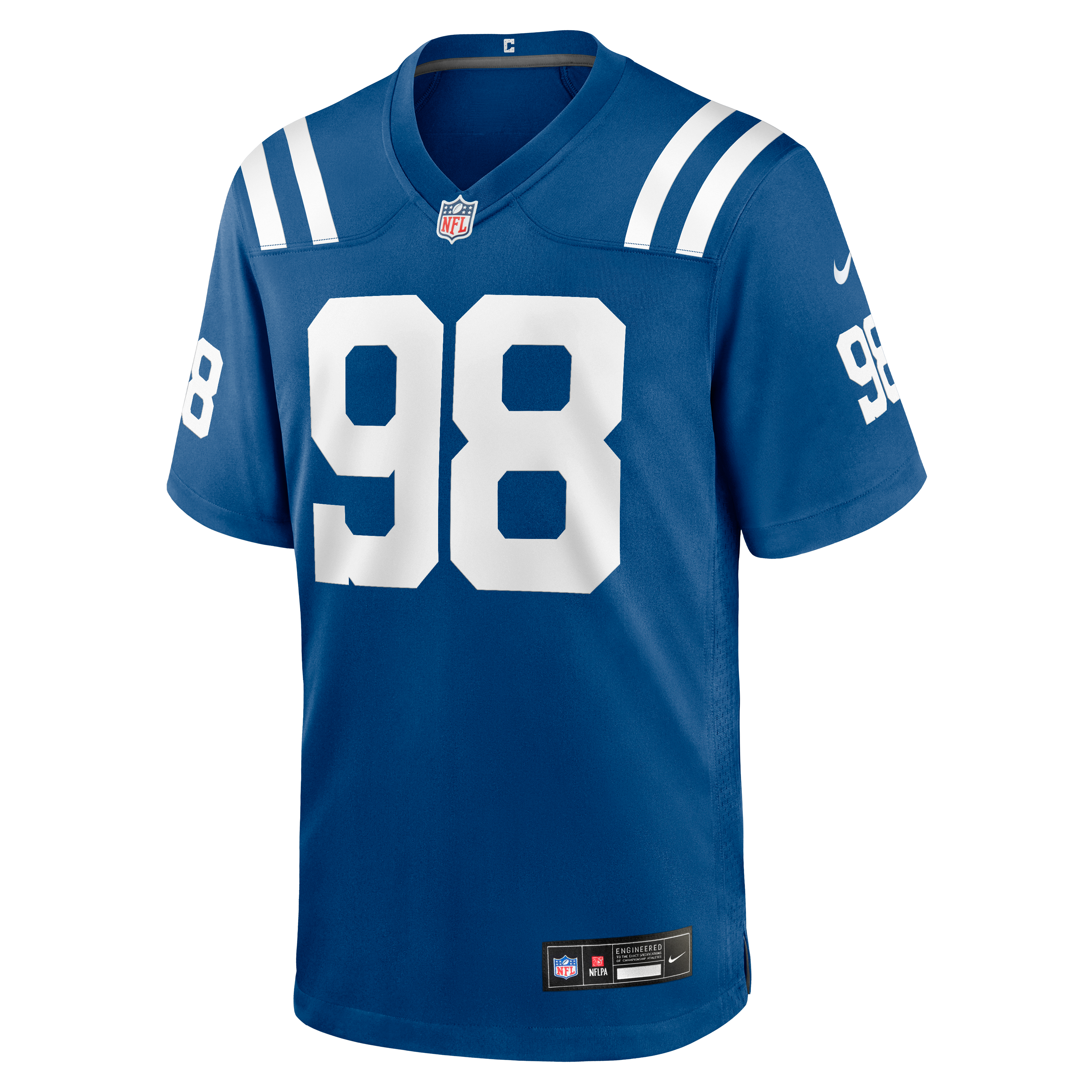 Men's Nike Arden Key Royal Indianapolis Colts Team Game Jersey