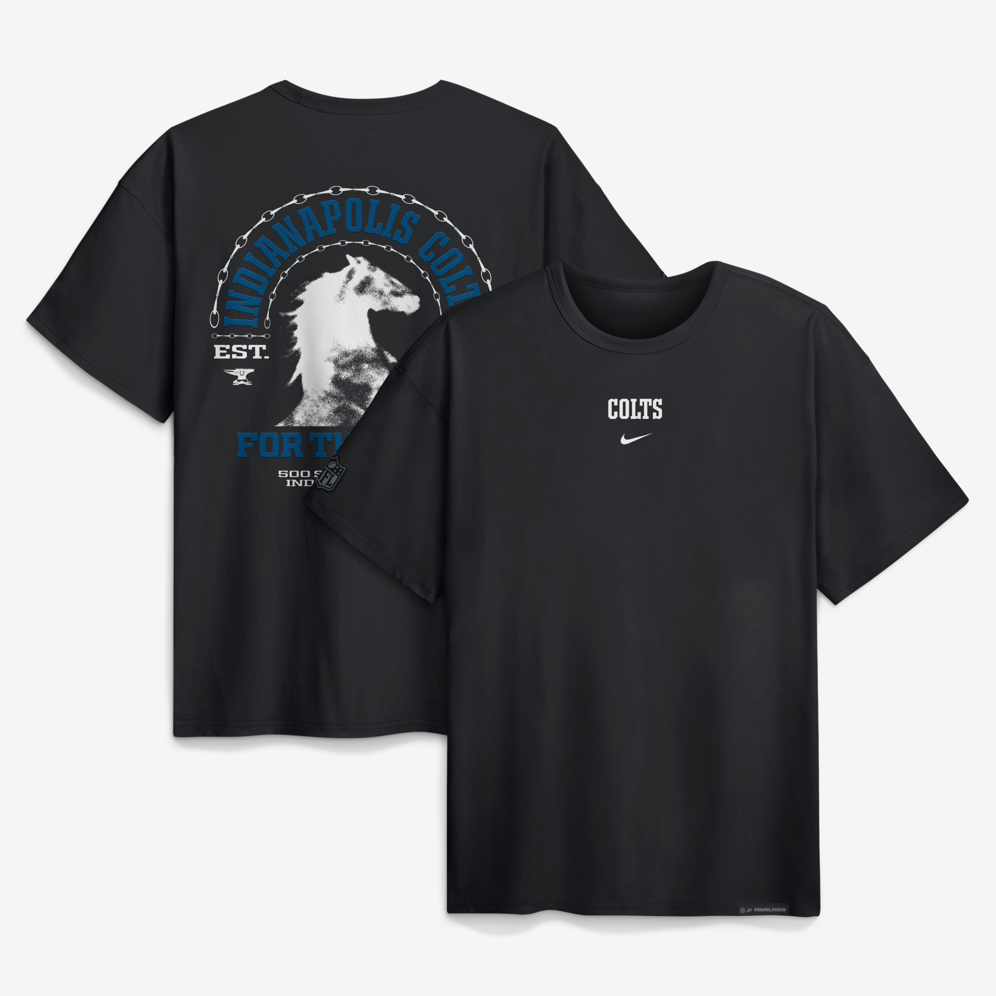 Men's Nike  Black Indianapolis Colts 2026 Rivalries Collection Max90 T-Shirt