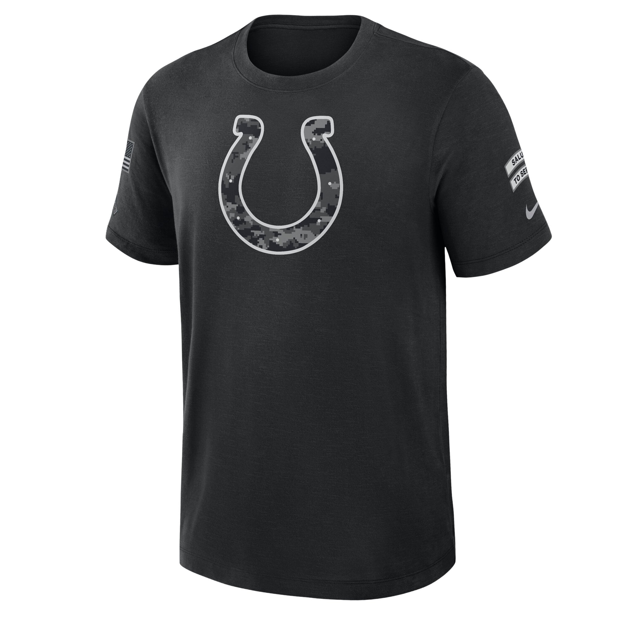 T-shirt Nike noir pour homme Indianapolis Colts 2026 Salute to Service