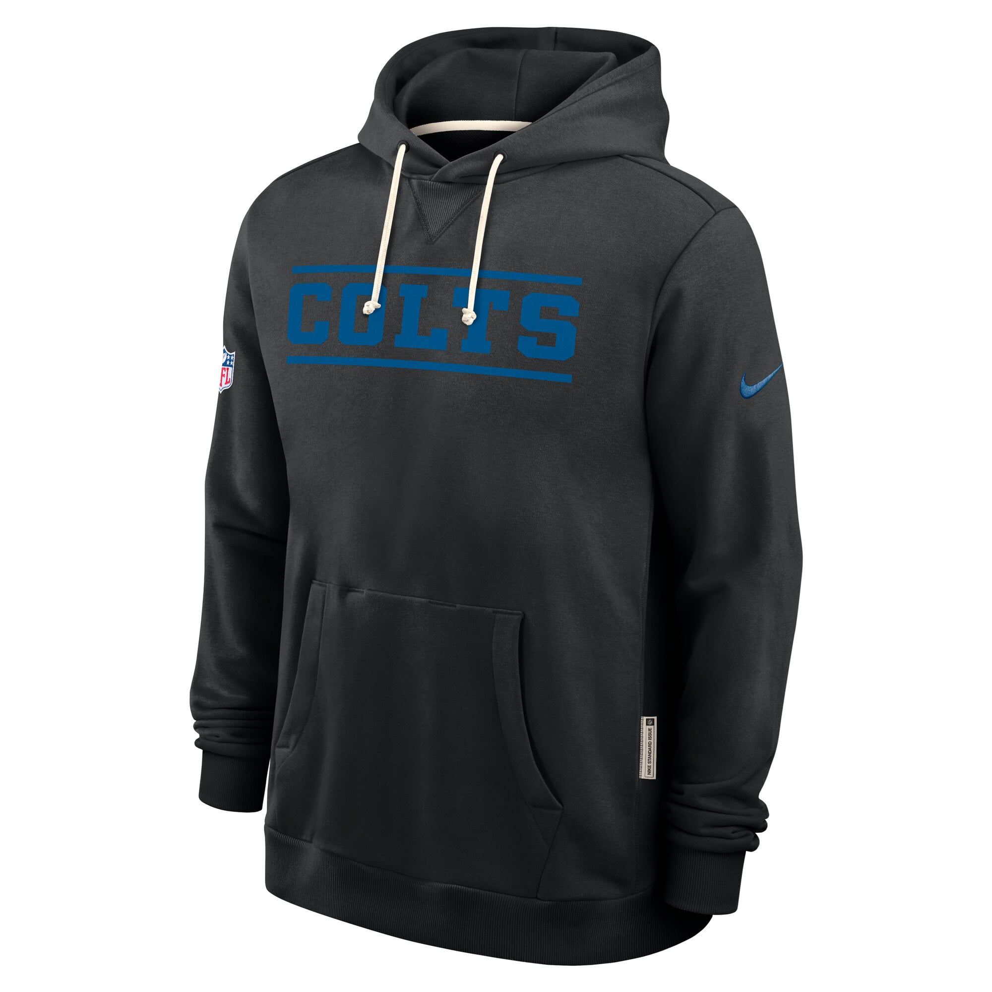 Men's Nike Black Indianapolis Colts Standard Issue Replay Officials Alternate Dri-FIT Hoodie