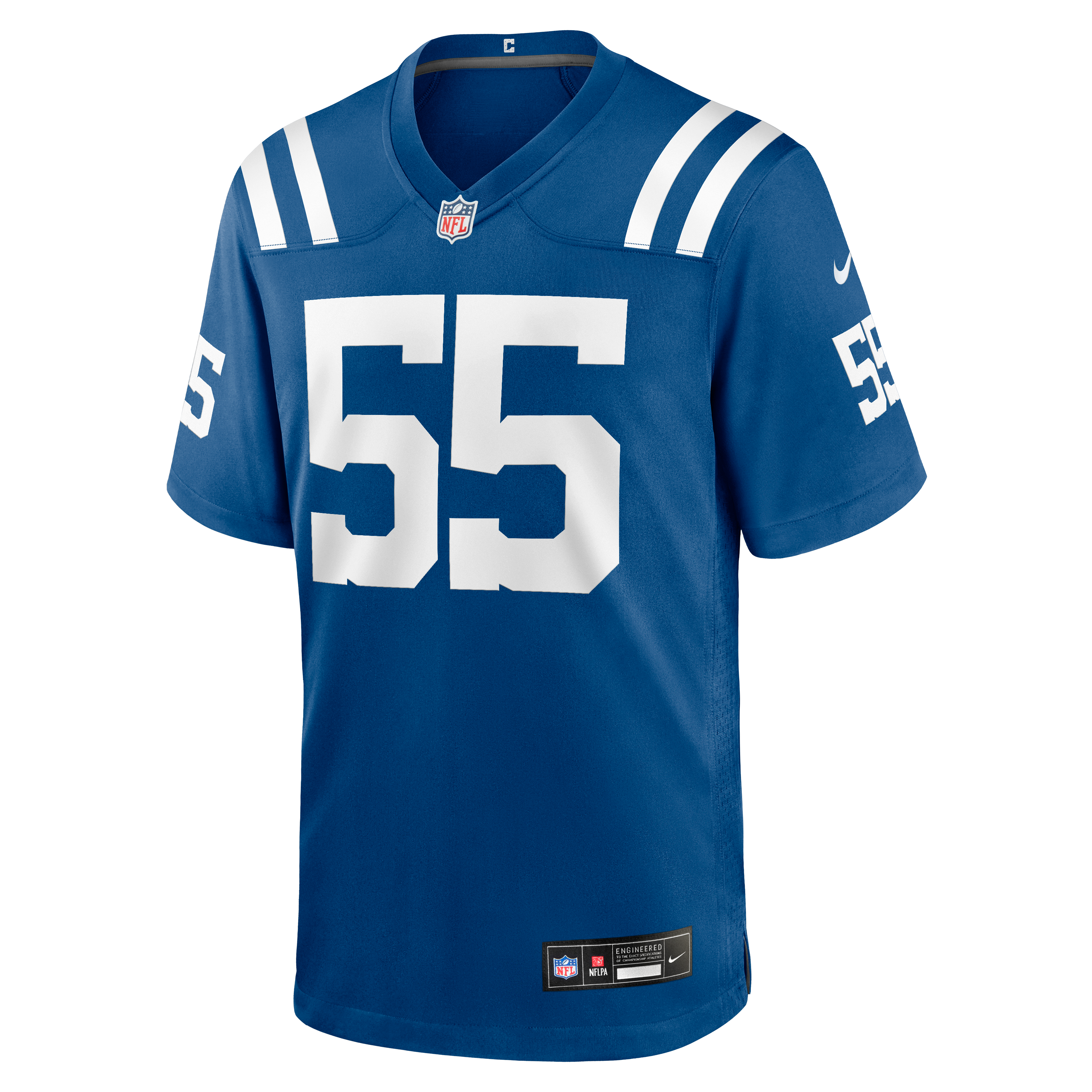 Men's Nike Caden Curry Royal Indianapolis Colts Team Game Jersey