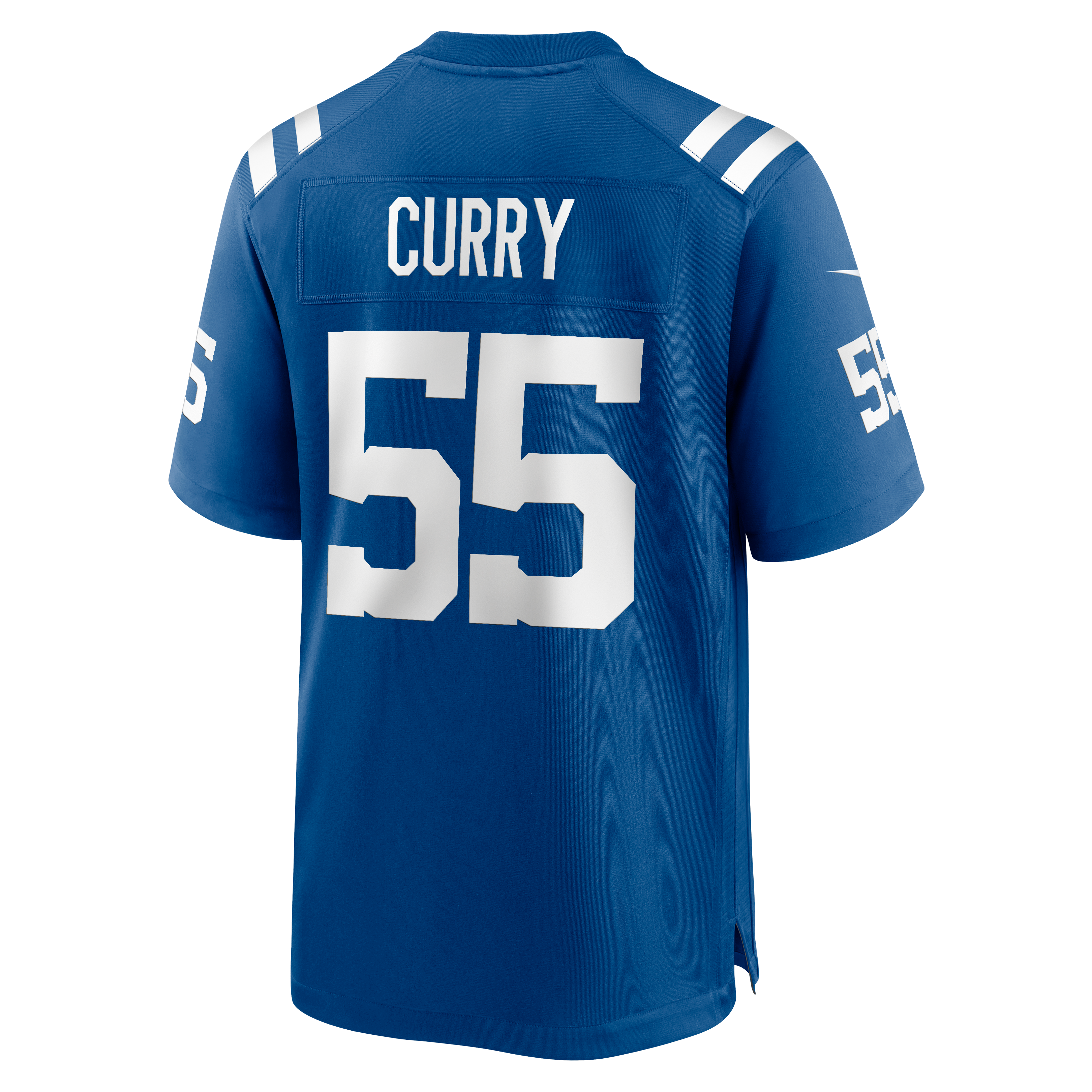 Men's Nike Caden Curry Royal Indianapolis Colts Team Game Jersey