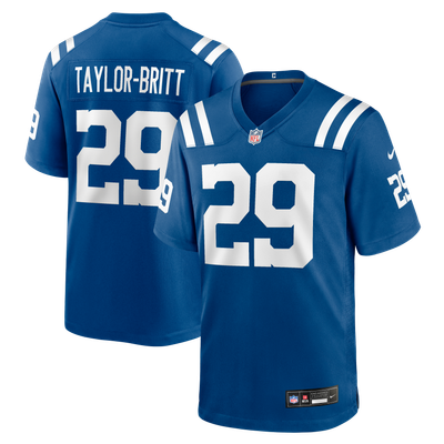 Cam Taylor-Britt Indianapolis Colts Nike Team Game Jersey - Royal
