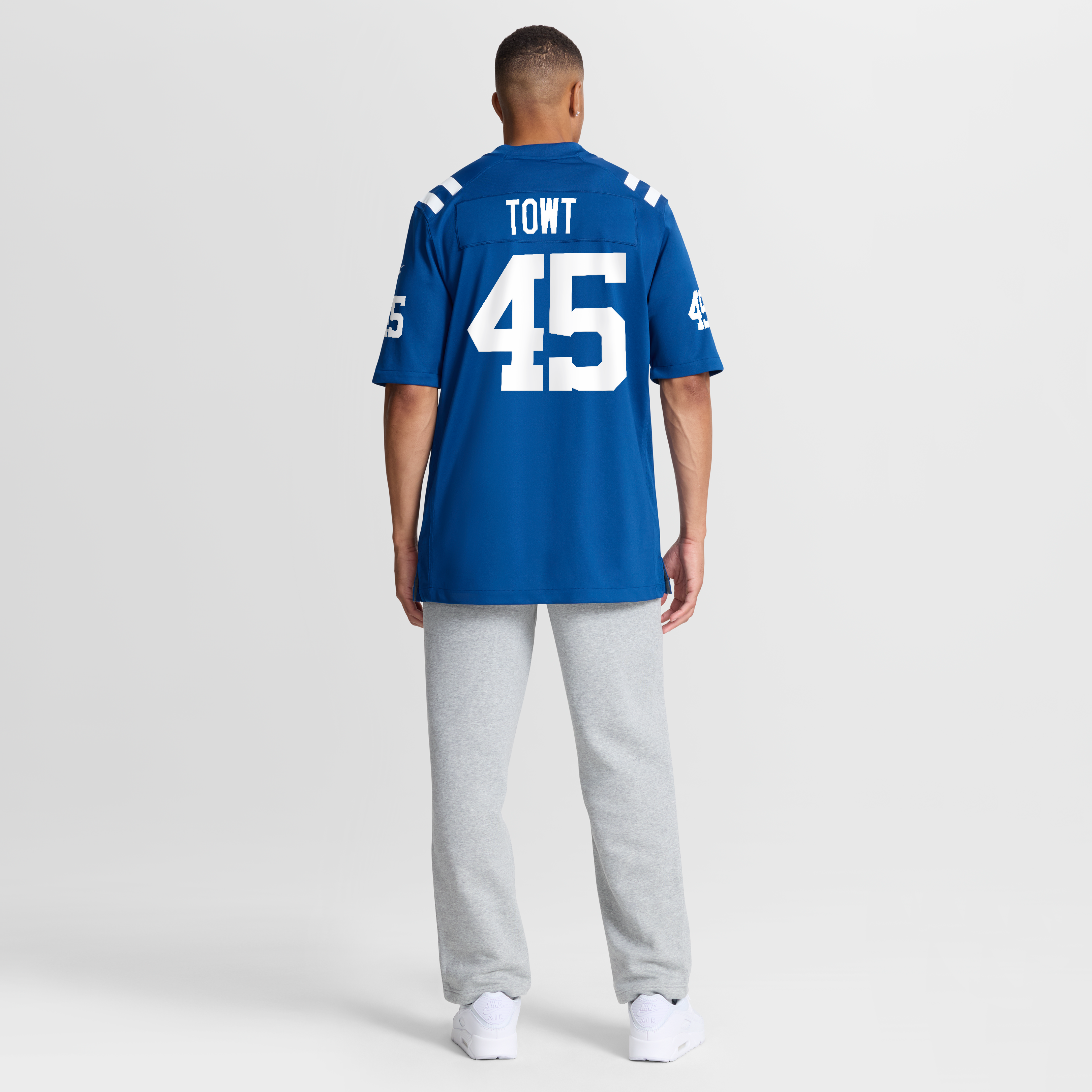 Maillot de joueur Nike Carson Towt Royal Indianapolis Colts pour homme
