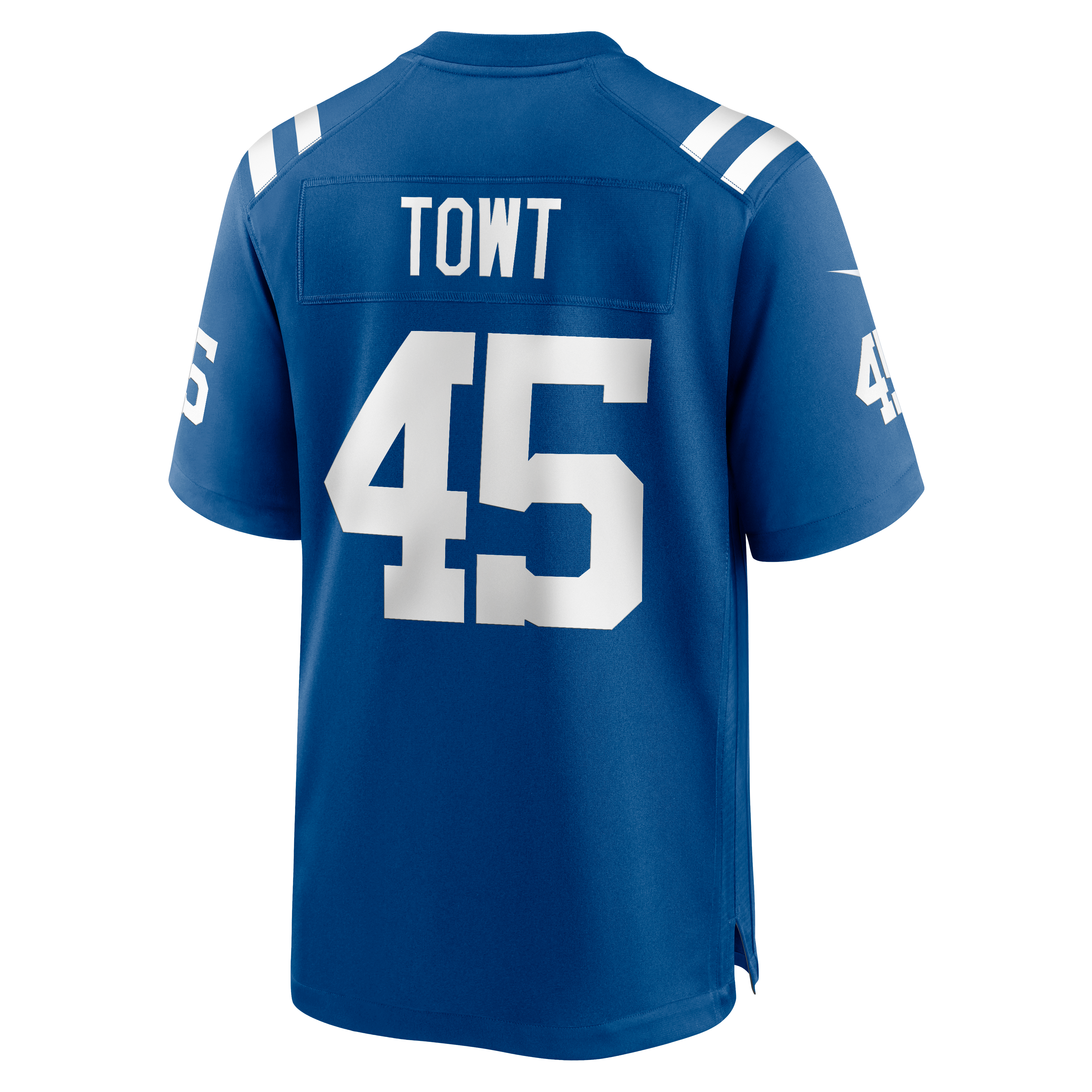 Maillot de joueur Nike Carson Towt Royal Indianapolis Colts pour homme