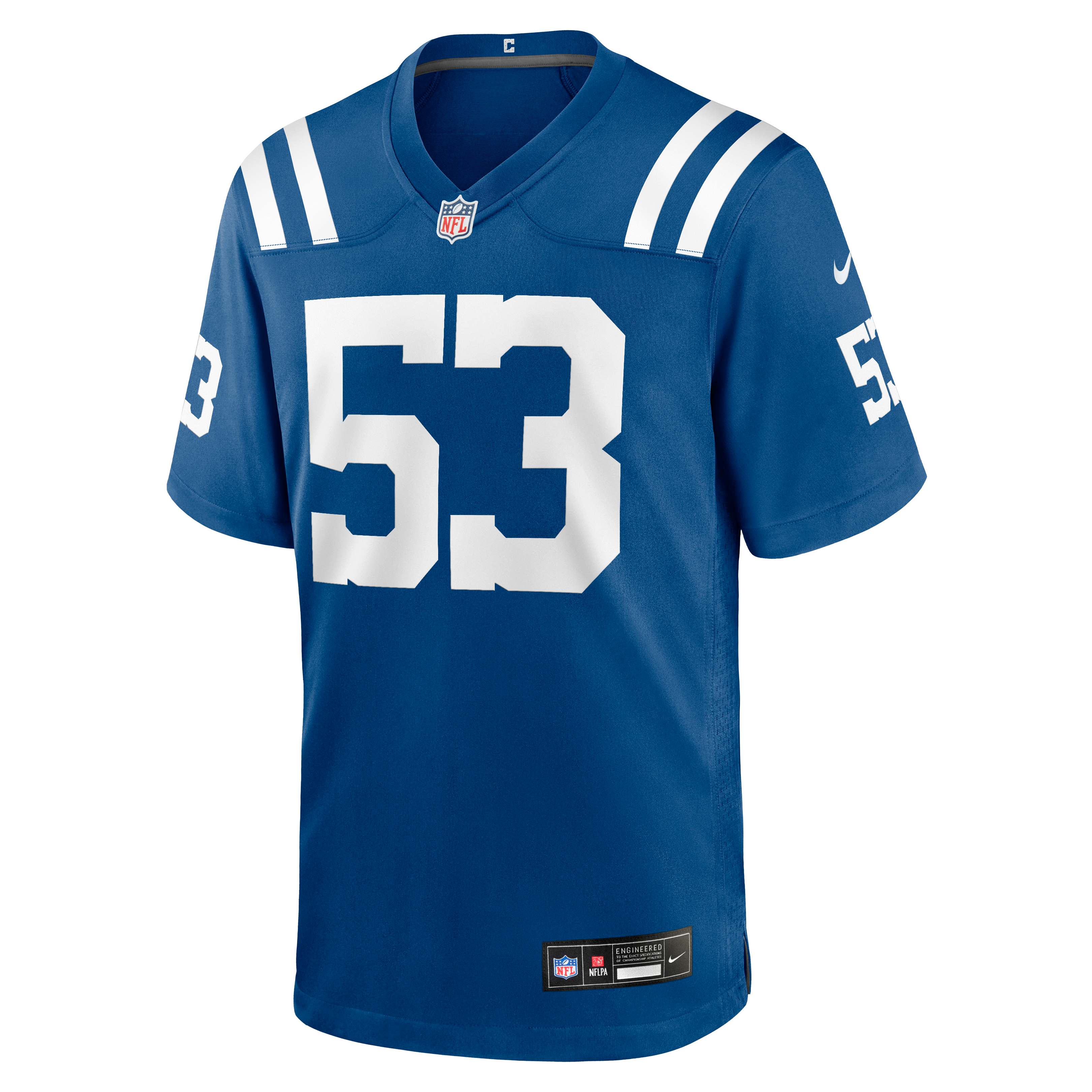 Maillot de match Nike CJ Allen Royal Indianapolis Colts pour homme