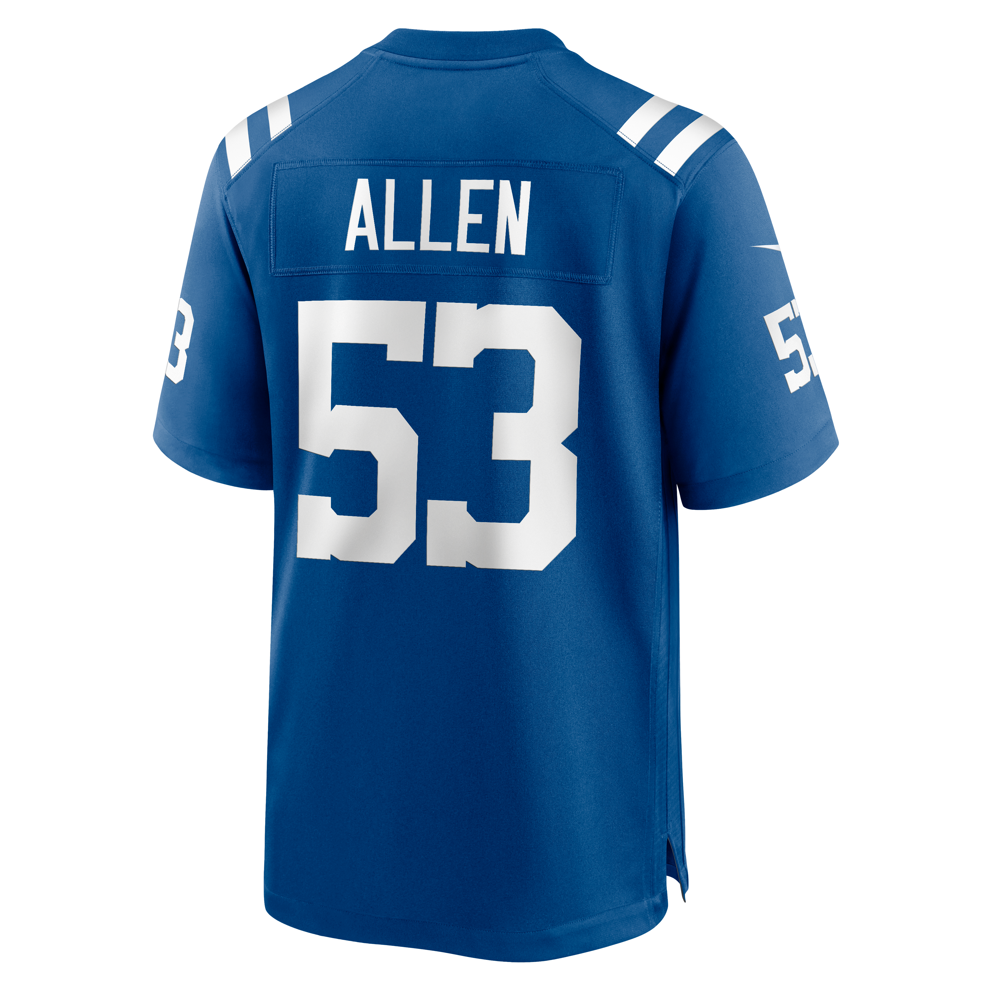 Maillot de match Nike CJ Allen Royal Indianapolis Colts pour homme
