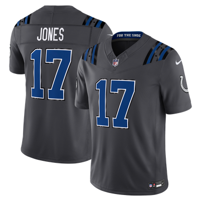 Daniel Jones Indianapolis Colts Nike 2026 Rivalries Collection Stitched Limited Jersey - Anthracite