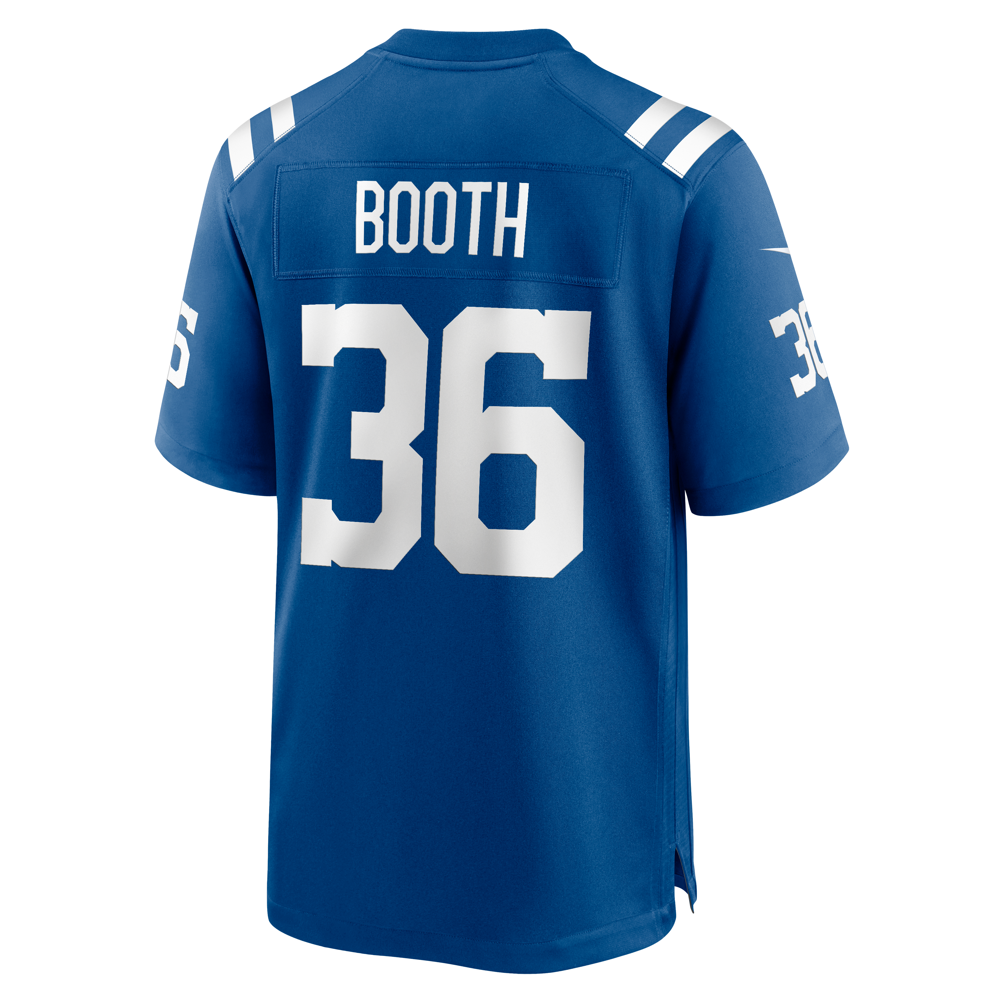 Maillot de match l'équipe Nike Davon Booth Royal Indianapolis Colts pour homme