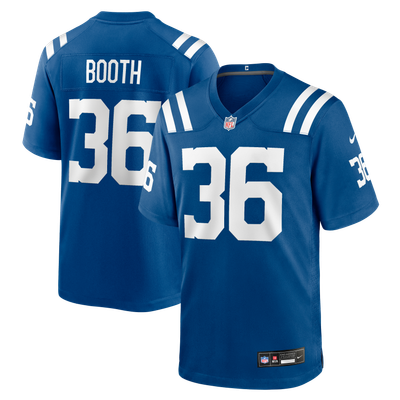 Davon Booth Indianapolis Colts Nike Team Game Jersey - Royal