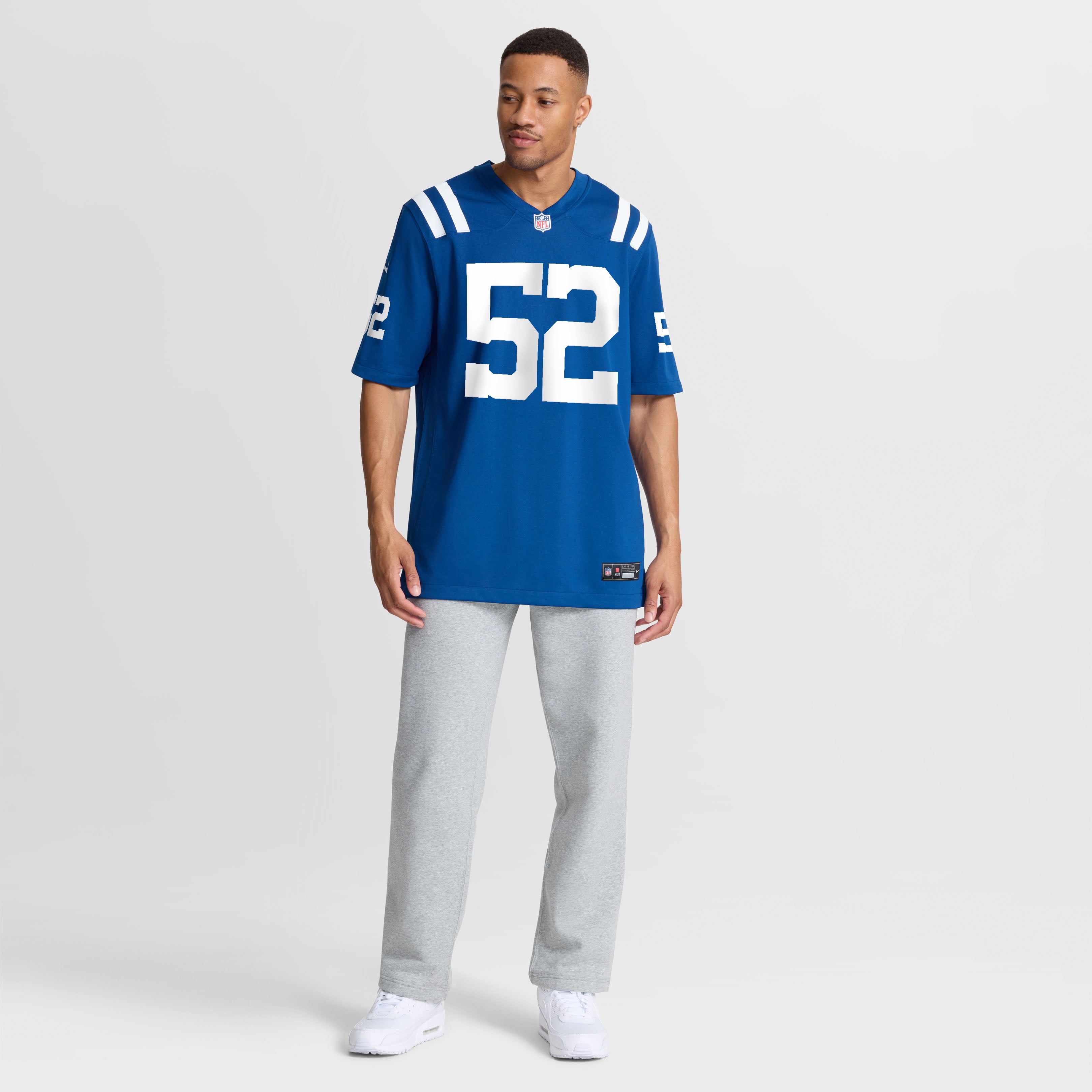 Maillot de match Nike George Gumbs Jr. Royal Indianapolis Colts pour homme