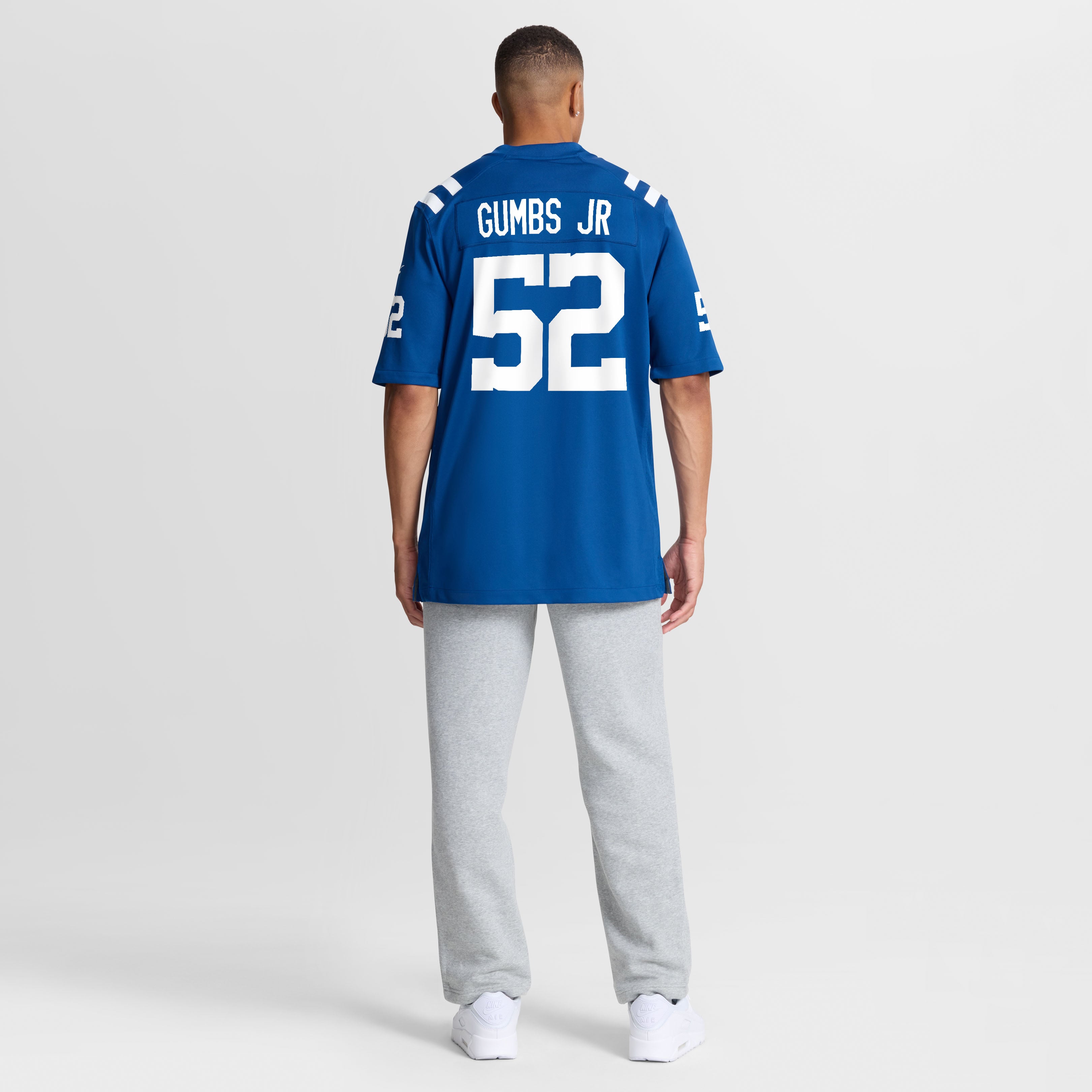 Maillot de match Nike George Gumbs Jr. Royal Indianapolis Colts pour homme