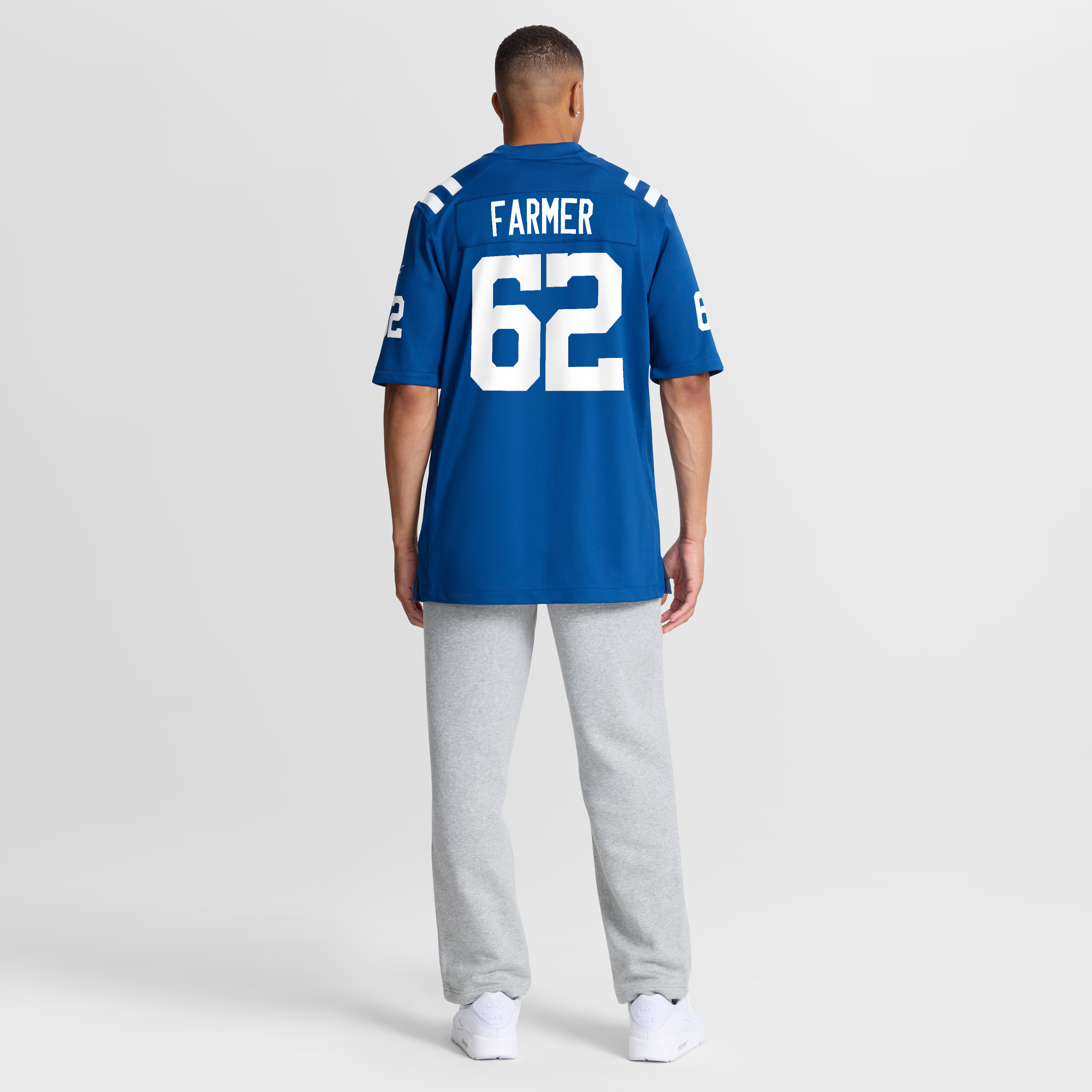 Men's Nike Jalen Farmer Royal Indianapolis Colts Team Game Jersey
