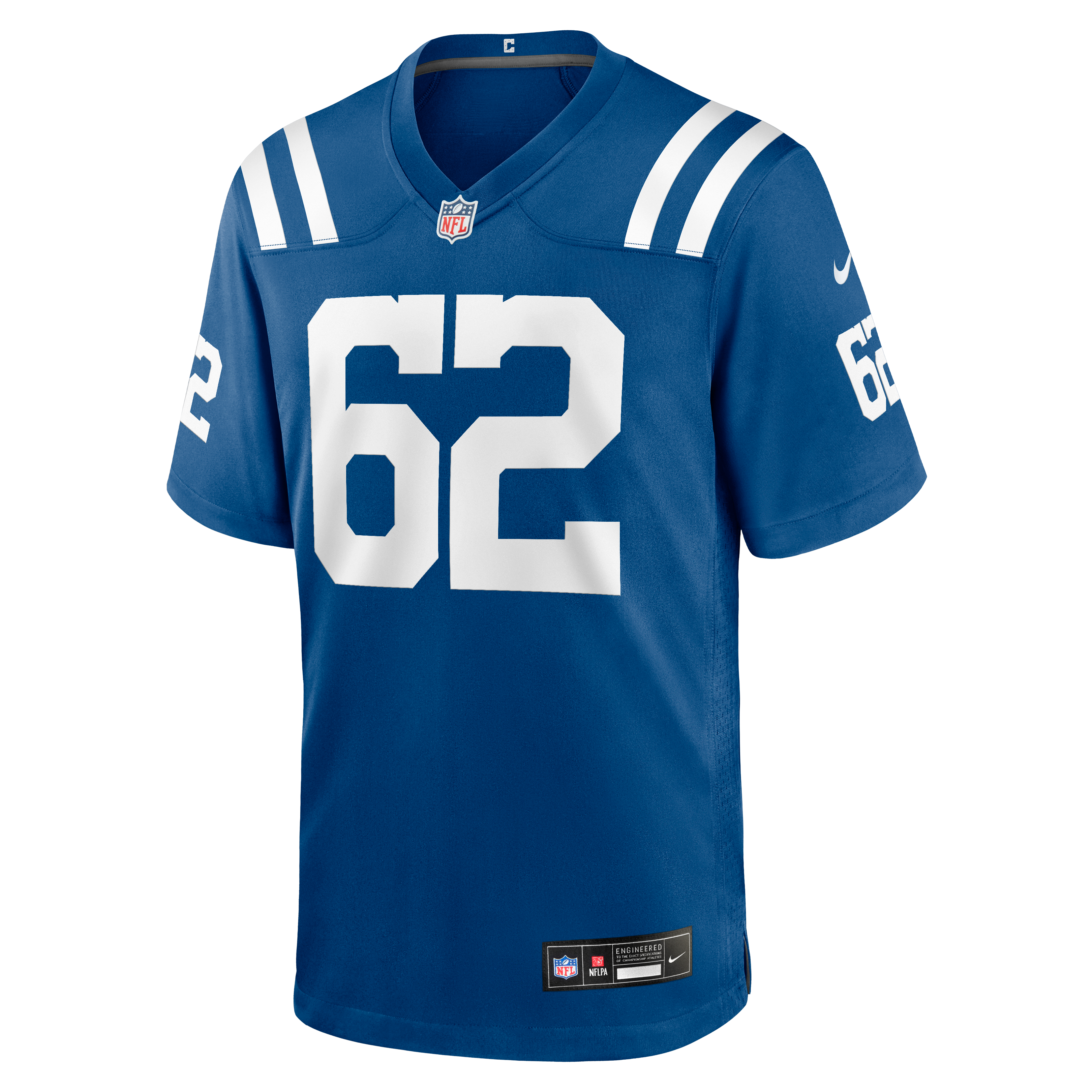 Men's Nike Jalen Farmer Royal Indianapolis Colts Team Game Jersey