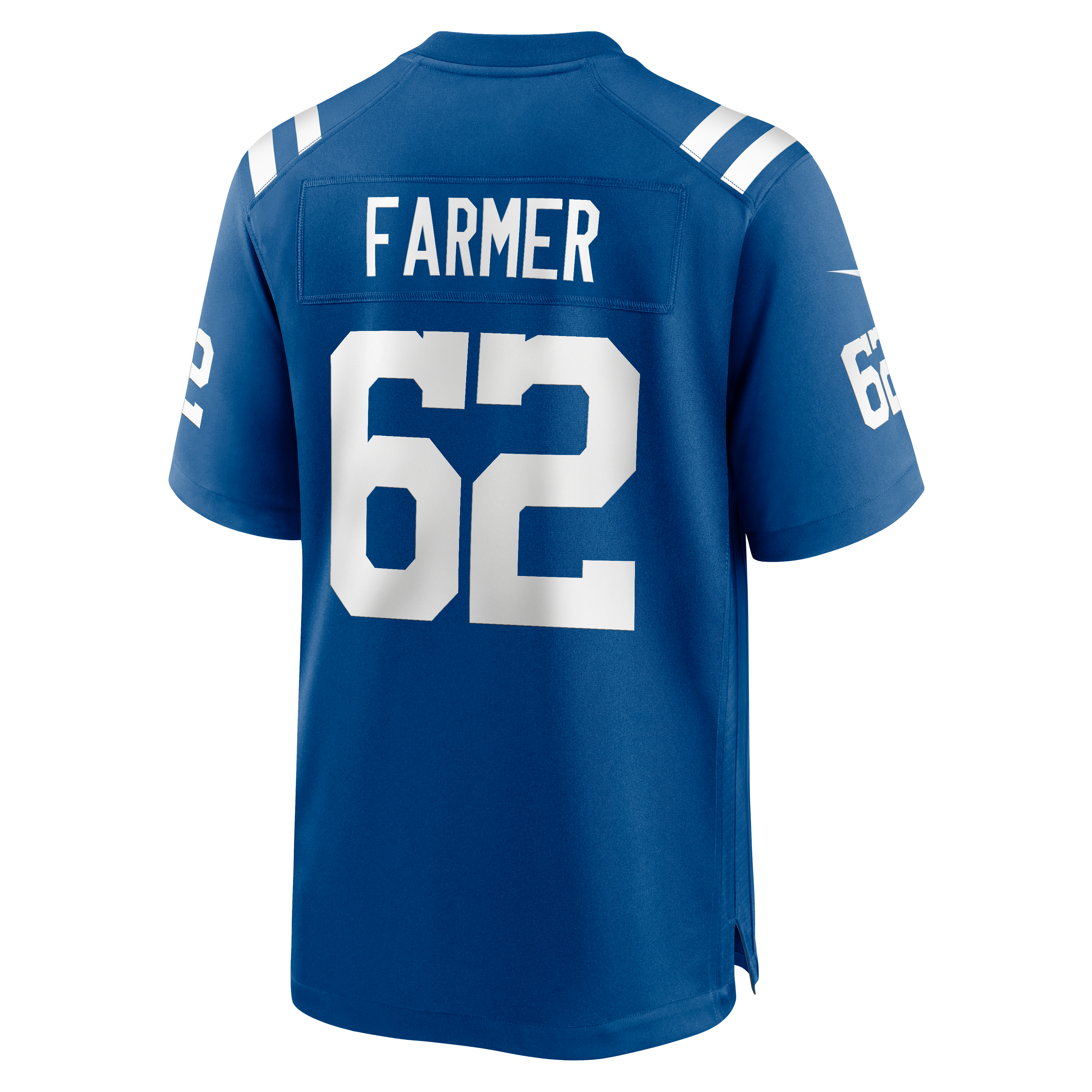 Men's Nike Jalen Farmer Royal Indianapolis Colts Team Game Jersey