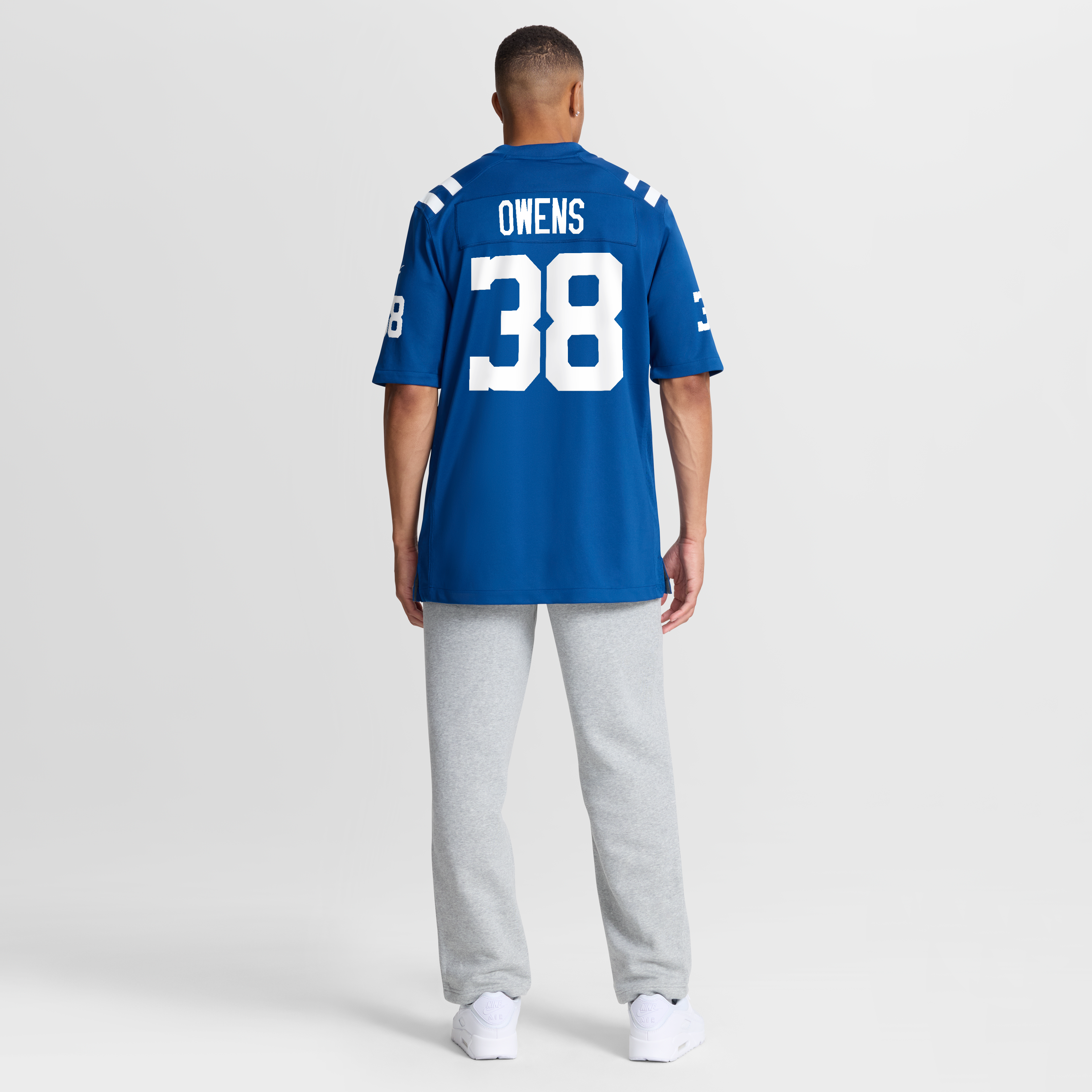 Maillot de match Nike Jonathan Owens Royal Indianapolis Colts pour homme