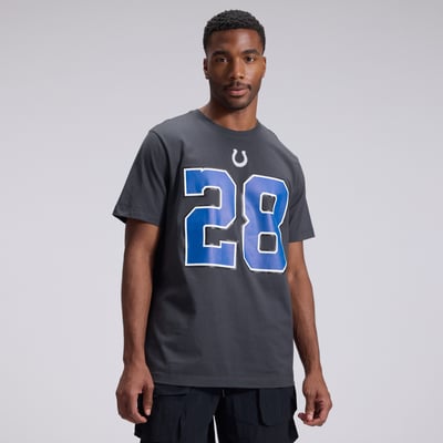 Jonathan Taylor Indianapolis Colts Nike 2026 Rivalries Collection Player Name & Number T-Shirt - Anthracite