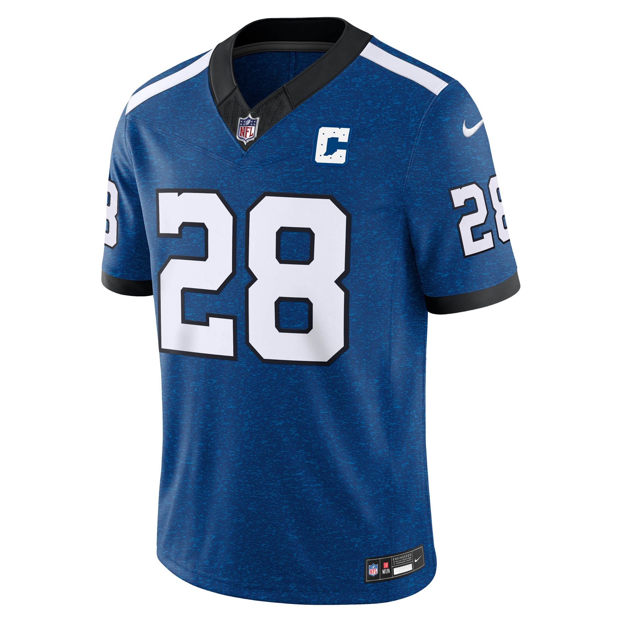 Men's Nike Jonathan Taylor Royal Indianapolis Colts Alternate Indiana Nights Vapor F.U.S.E. Stitched Limited Jersey