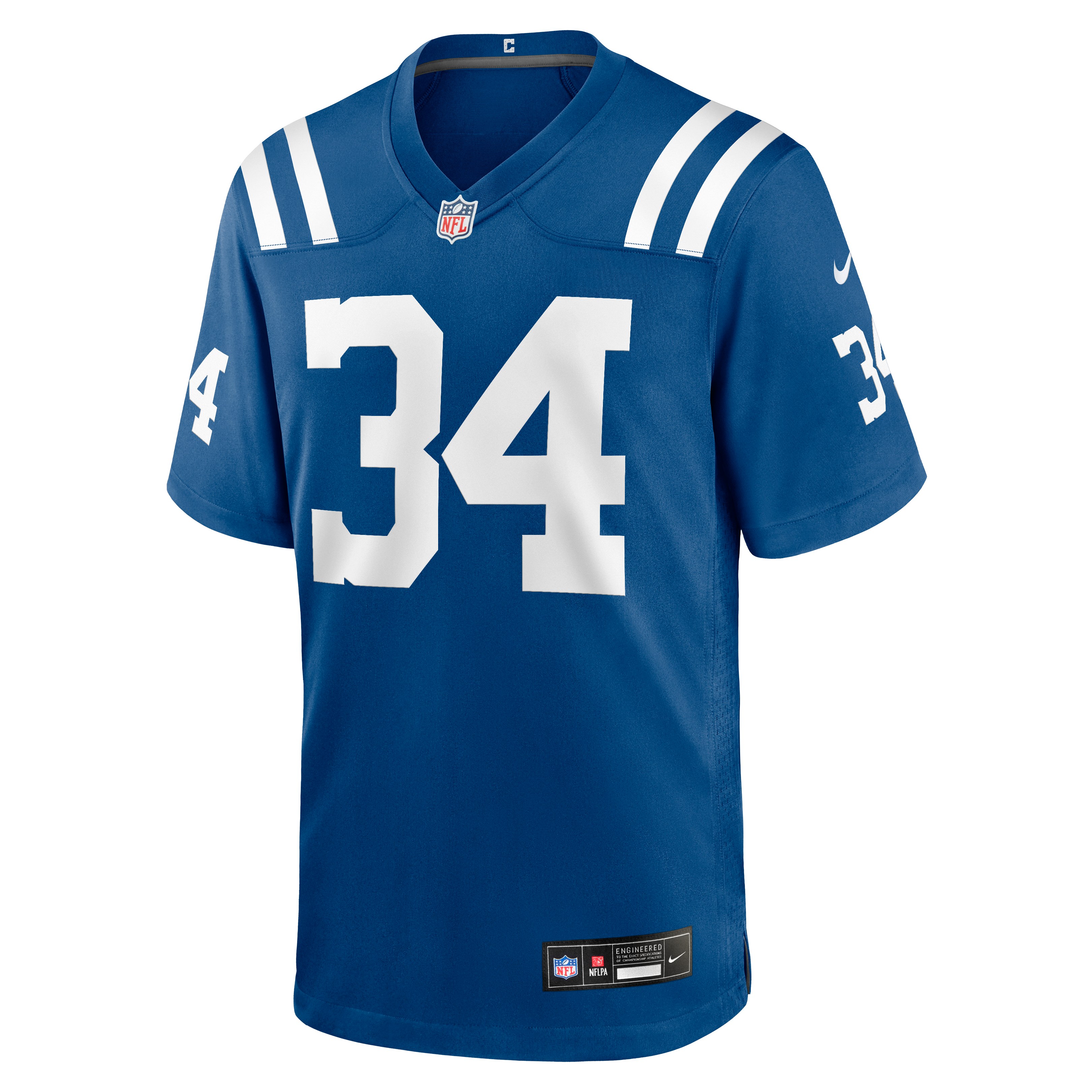 Maillot de match Nike Kapena Gushiken Royal Indianapolis Colts pour homme
