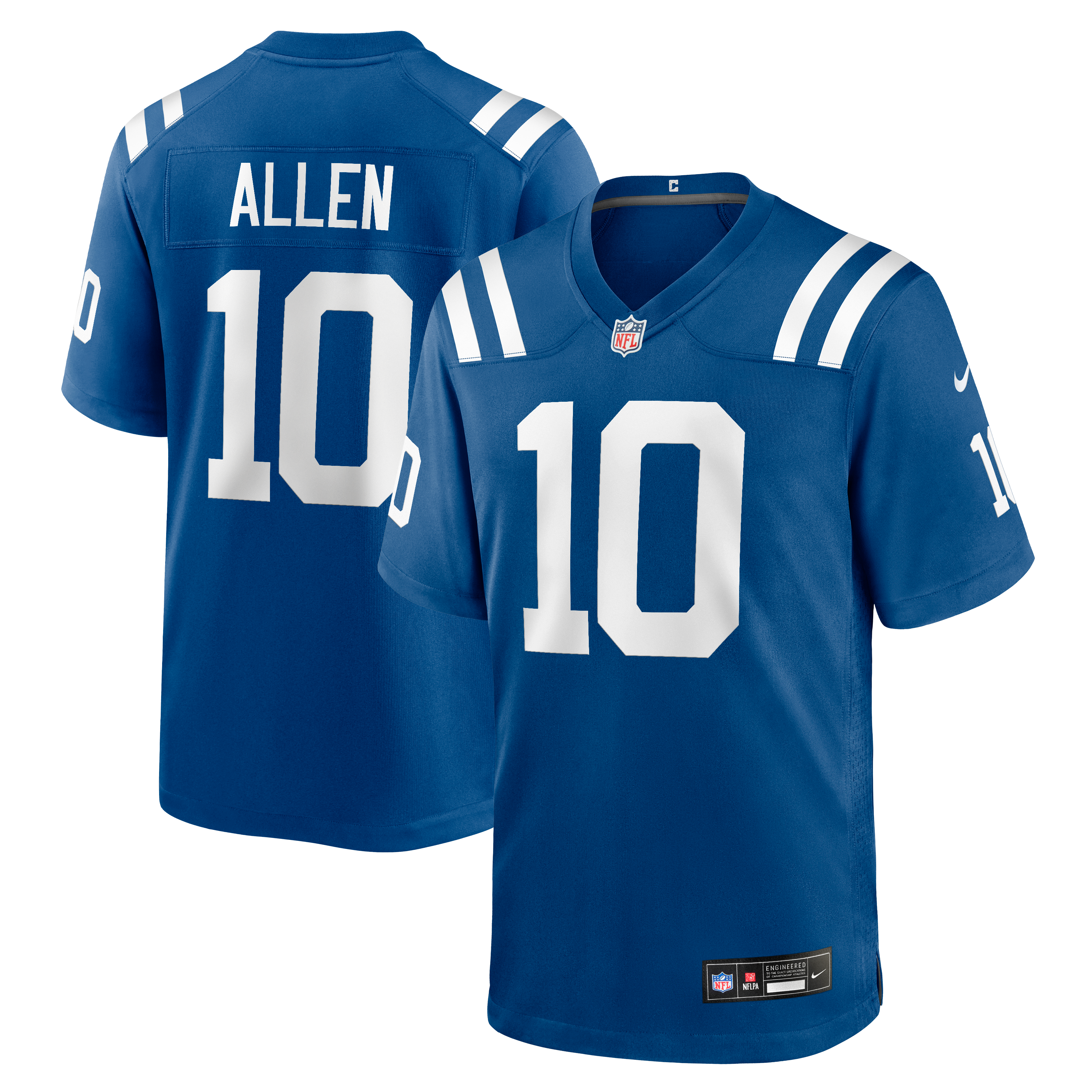 Maillot de match Nike Keenan Allen Royal Indianapolis Colts pour homme