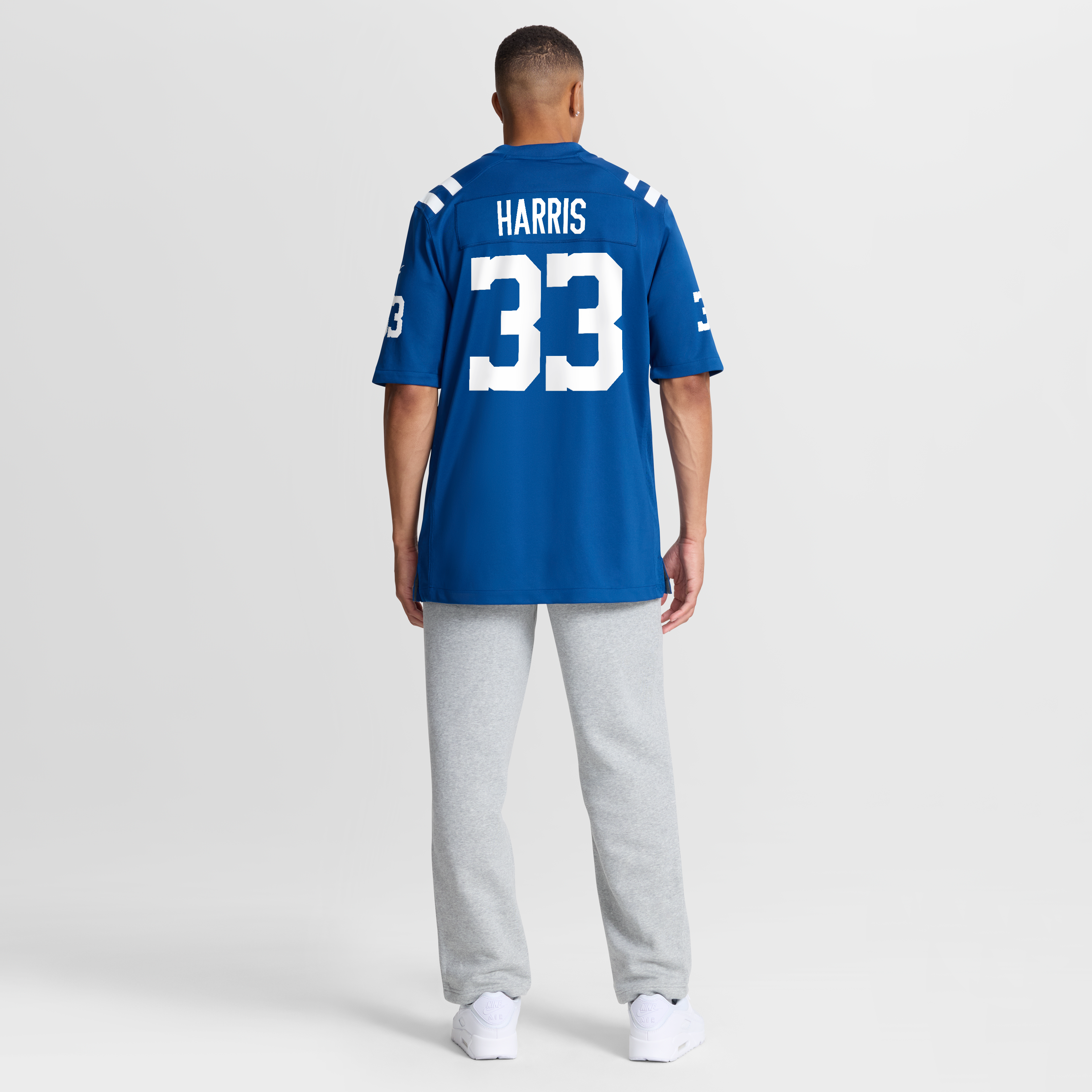 Maillot de match Nike Kenneth Harris Royal Indianapolis Colts pour homme